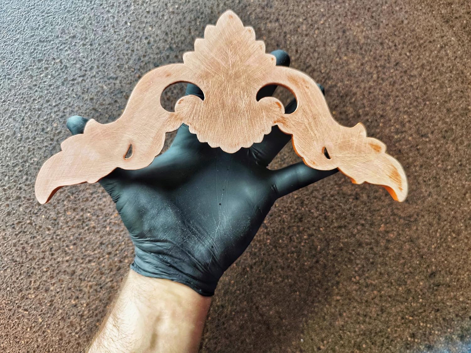 Silicone mold for large corner castings || furniture appliques || wall pediments || decorative corner onlays | door overlays | mouldings