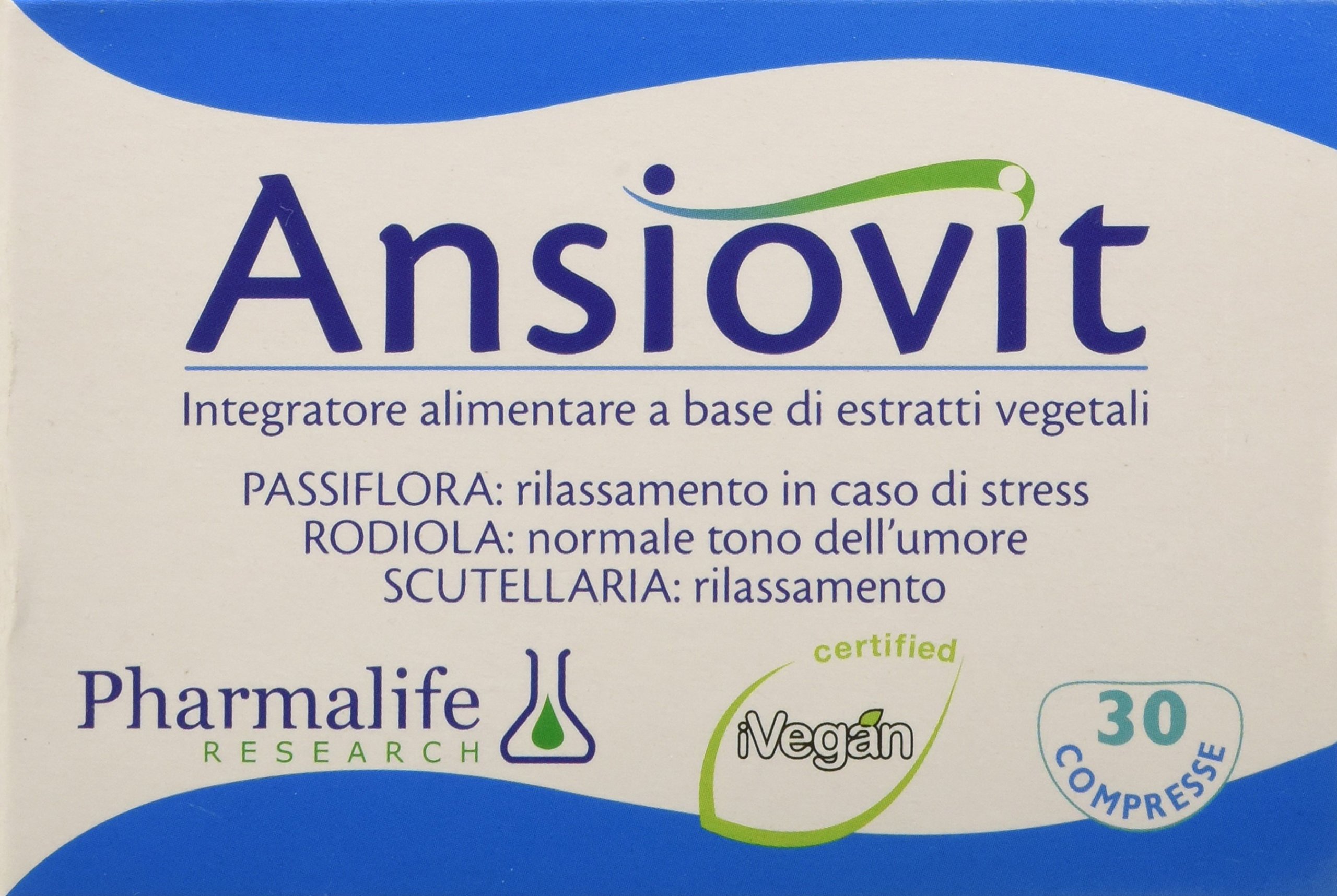 Ansiovit Integratore Alimentare 30 Compresse