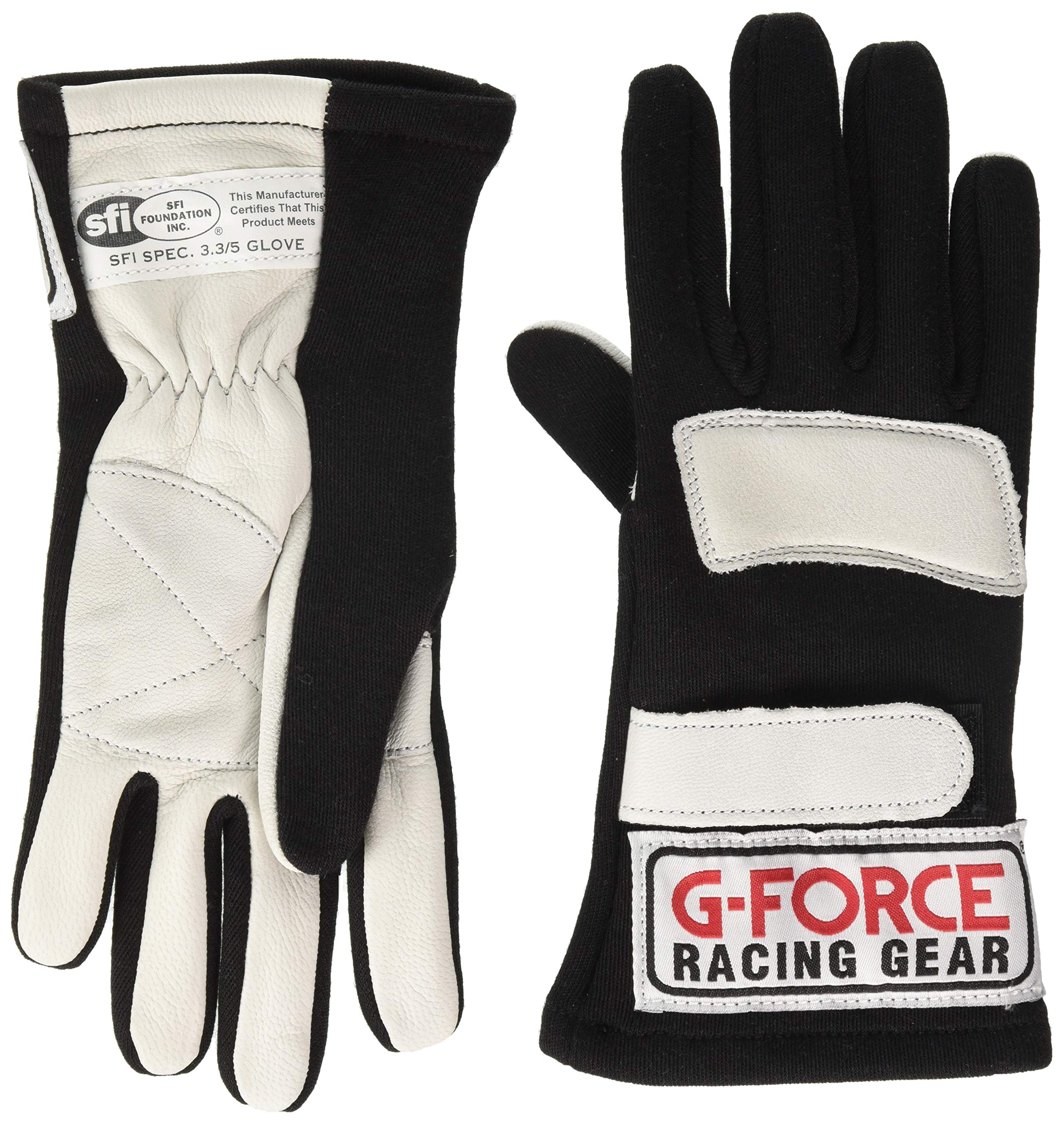 G-FORCE Racing Gear G-Force 4101CSMBK G5 Black Child Small Junior Racing Gloves : Automotive