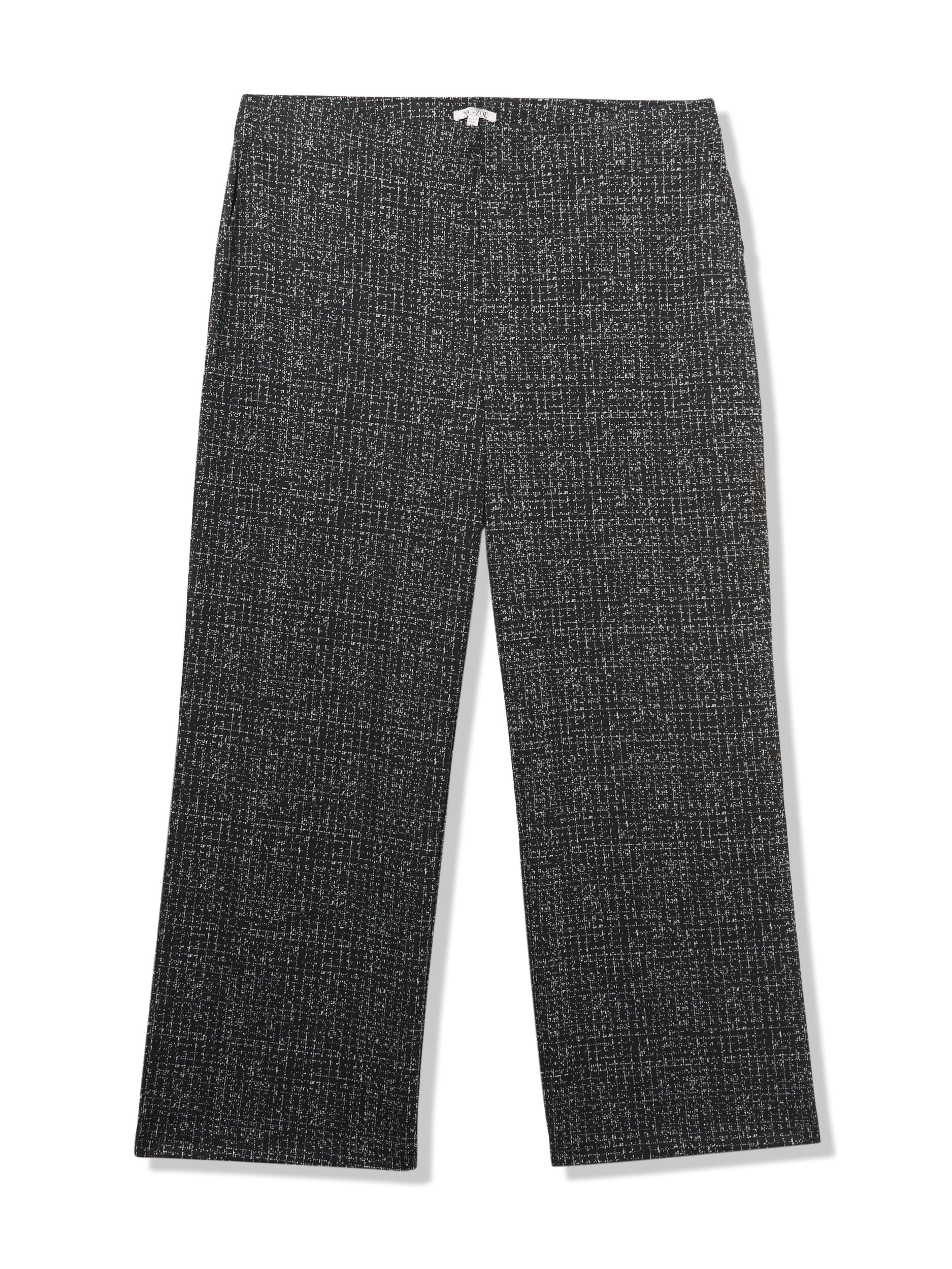NIC+ZOE Women's 30.5" Lenox Wide Leg Dotty Grid Pant