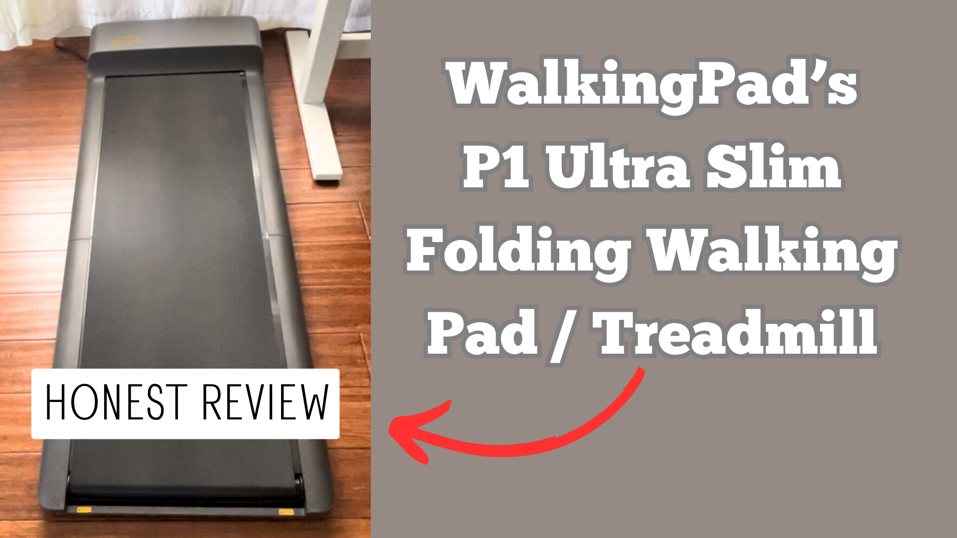 WalkingPad P1 Ultra Slim Foldable Walking Pad/Treadmill on Amazon Live