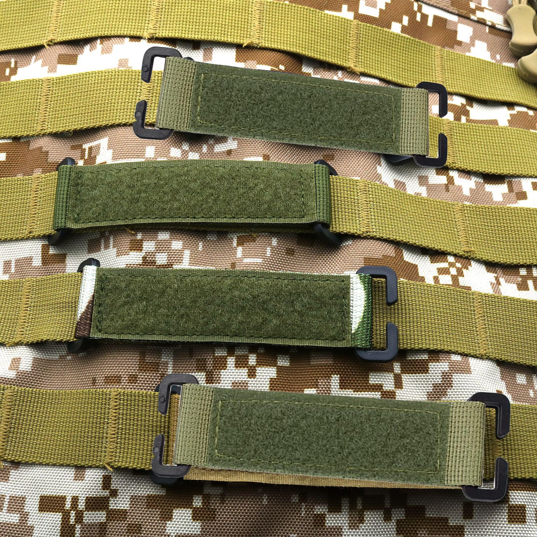 4er Set Taktische Klett Patches - MOLLE Zubehör Für Rucksäcke