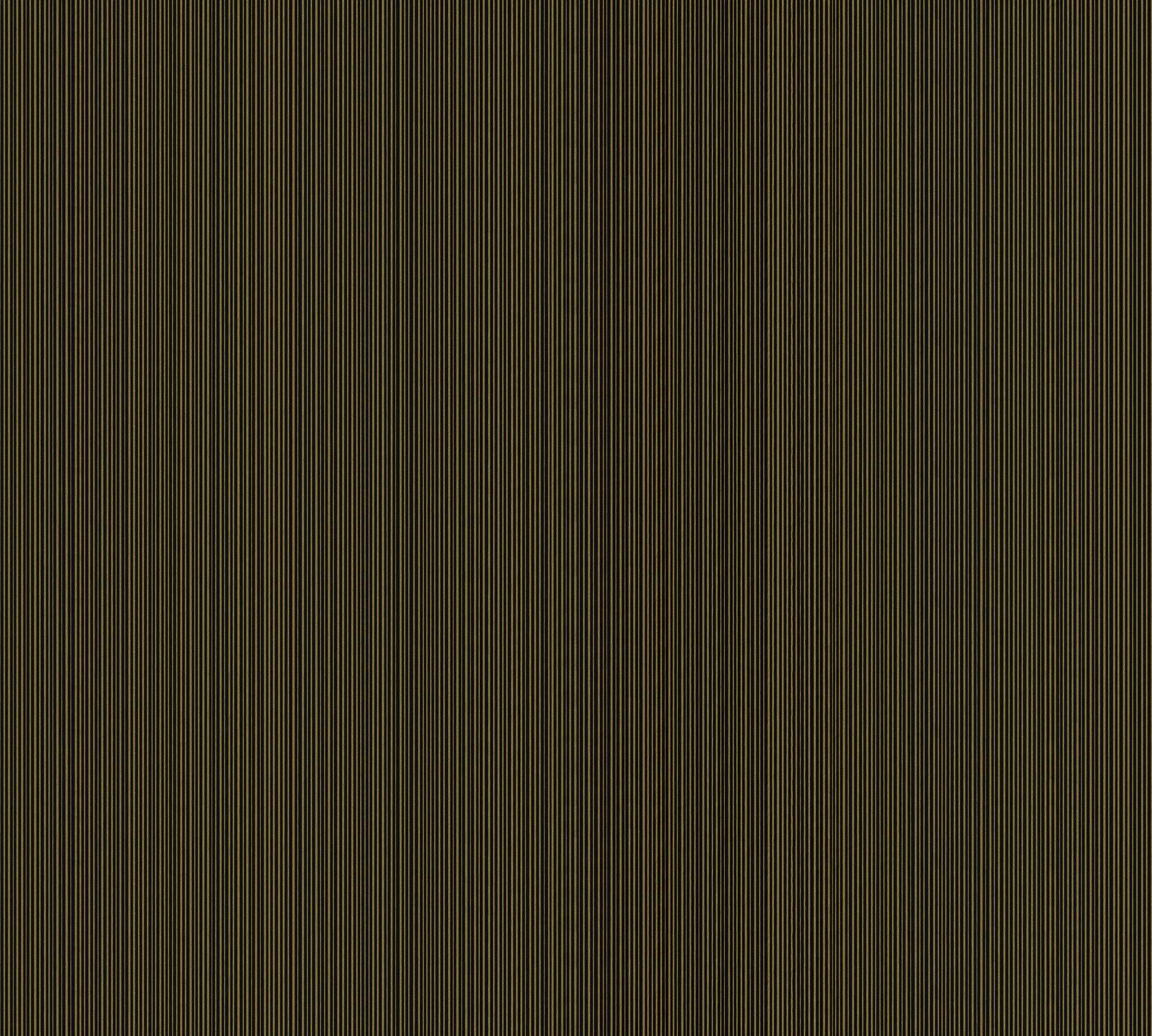 Striped Wallpaper Versace 3 Non-Woven Wallpaper 10.05 m x 0.70 m Black Gold Made in Germany 935254 93525-4 - Image 3