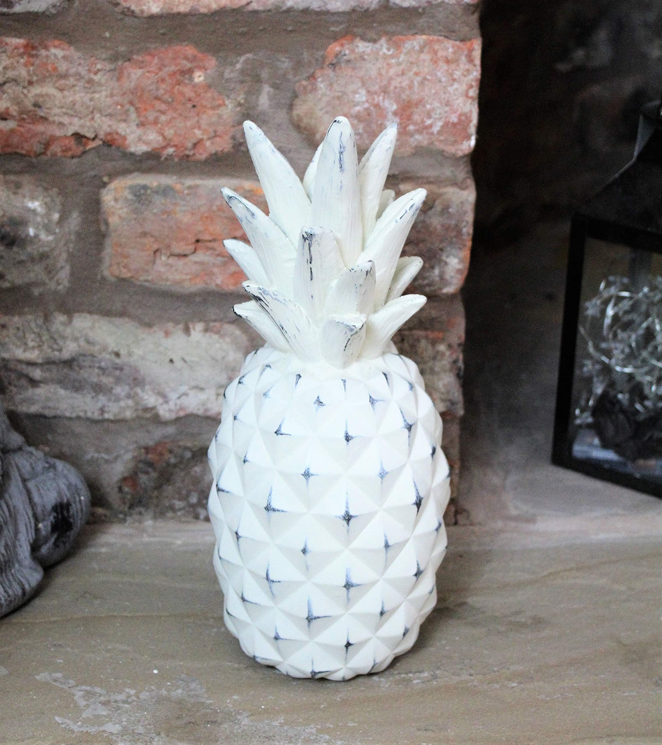 HH Home Hut Outdoor Indoor Garden Ornament Stone Pineapple Finials Decorative Stone