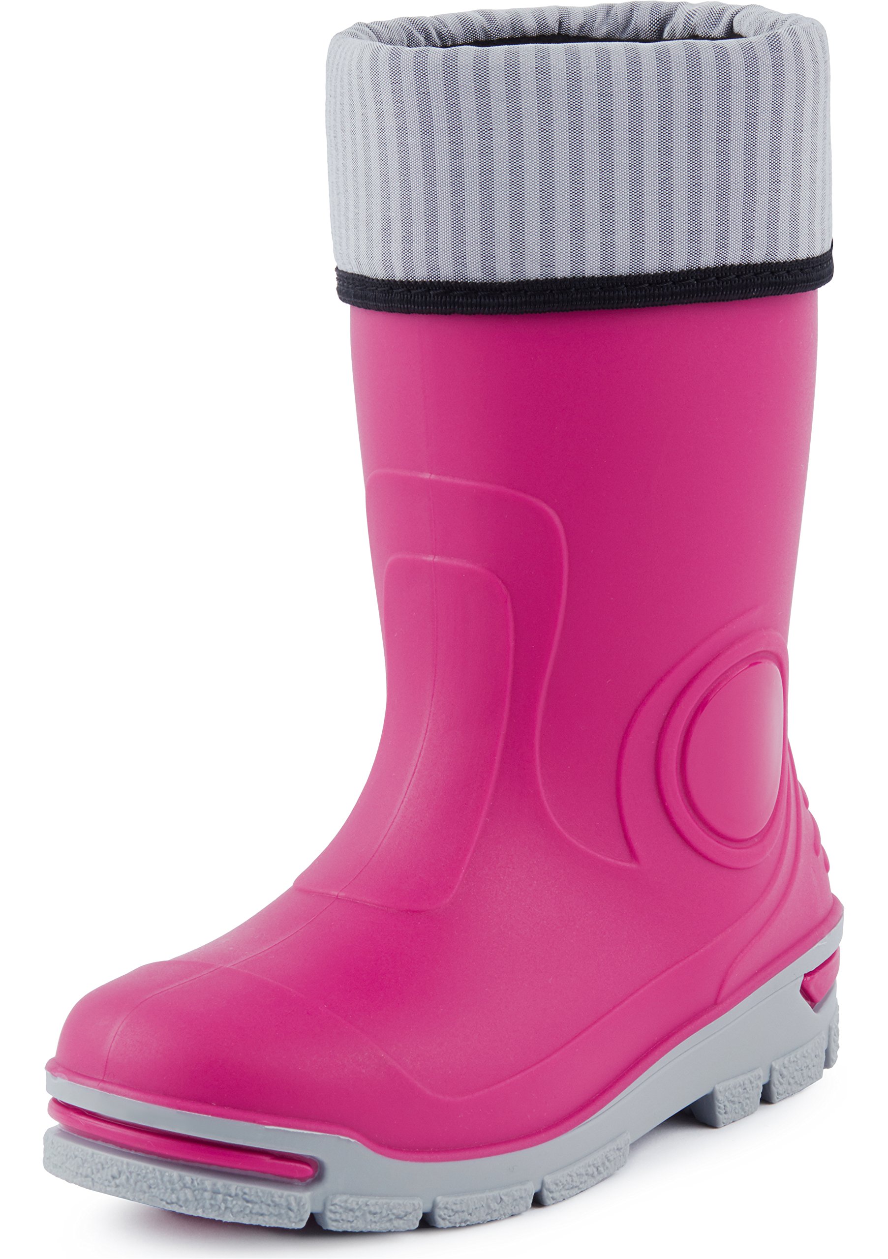 Ladeheid Kinder Gummistiefel Regenschuhe mit Warme Socke LARB013