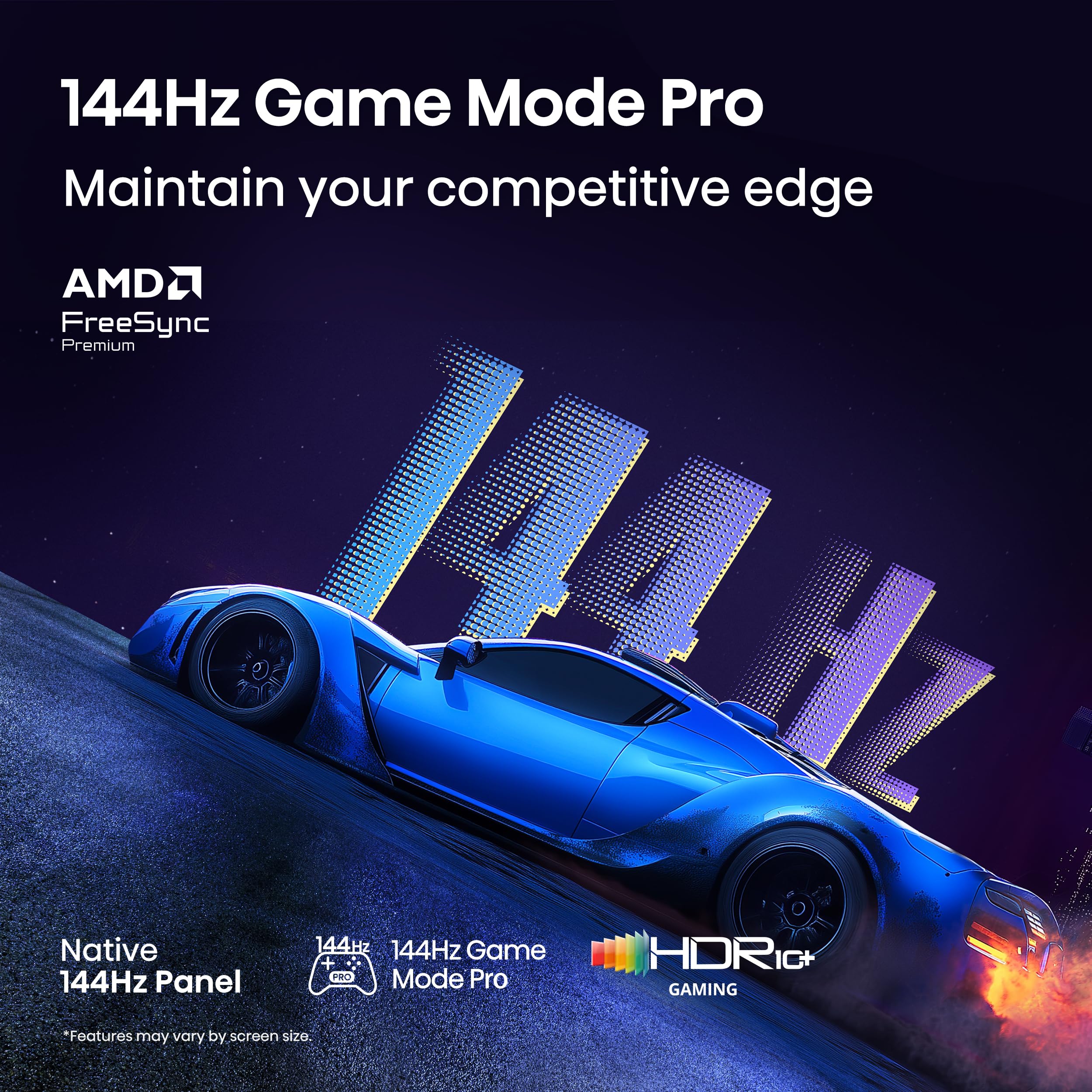 Hisense 98" Class QD5 Series (98QD5QG, 2025 Model) QLED 4K UHD Smart Google TV, Native144Hz, Motion Rate 480, Dolby Vision Atmos, HDR 10+, AMD FreeSync Premium, MEMC, VRR, ALLM