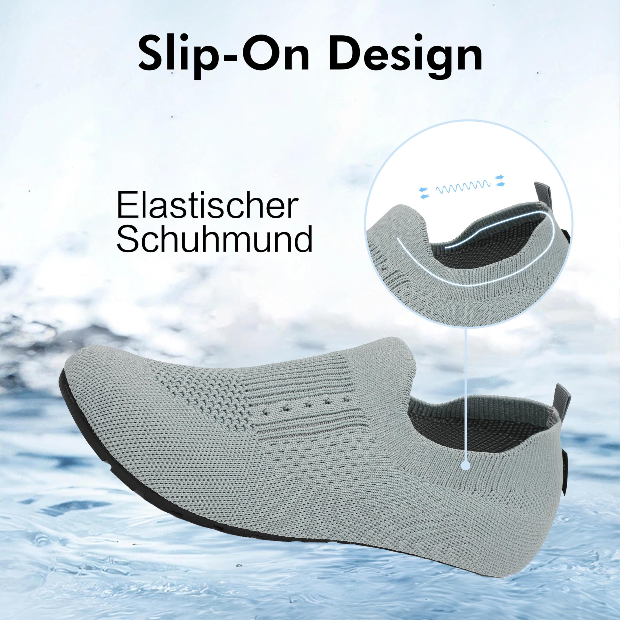 SAGUARO Scarpe da Scoglio Donna Uomo da Immersione Scarpette da Surf Water Shoes Barefoot per Bagno Spiaggia Mare Snorkel Yoga