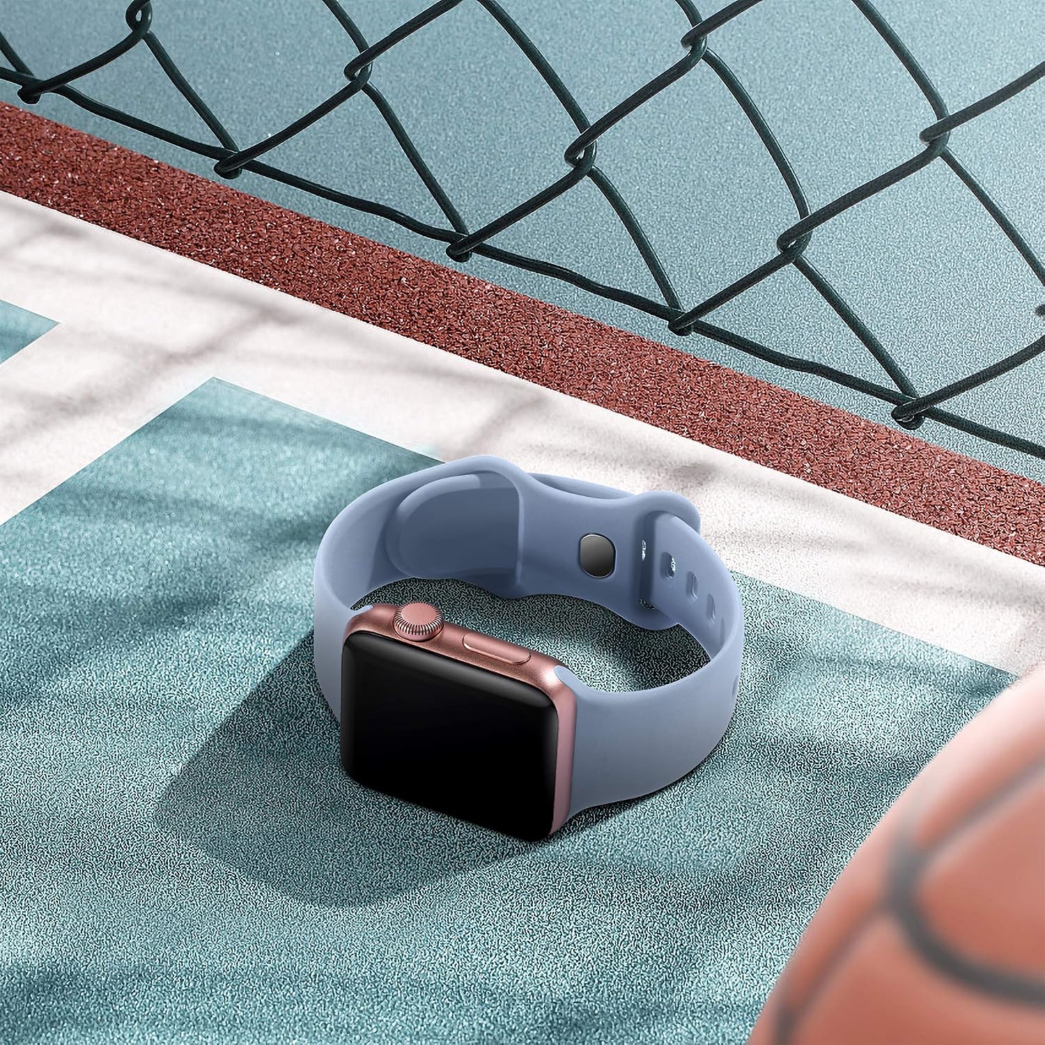 Epova Silicone Strap Compatible with Apple Watch Strap 40mm 38mm 41mm 42mm - Image 4