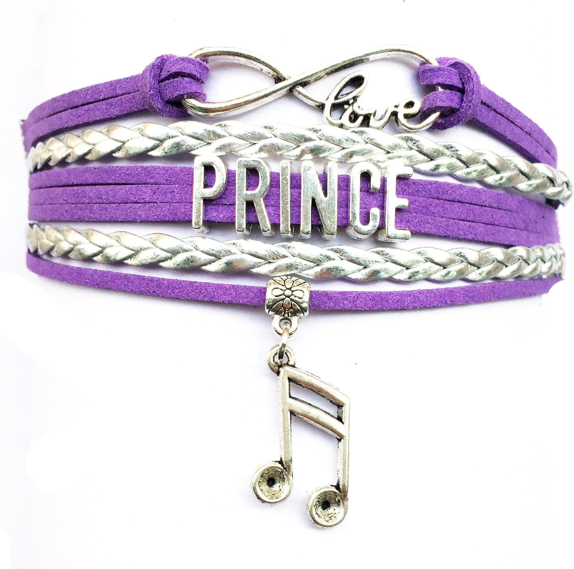 Infinity Love Prince Bracelet Memorabilia Collectible Music Charm Fans Gift