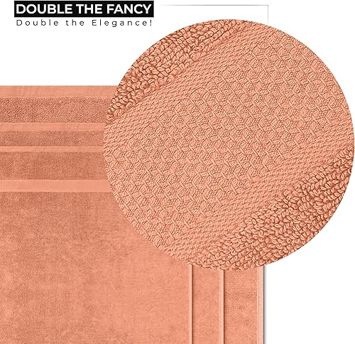 Miniatura 6 de Juego de 8 toallas de baño de algodón 100% de lujo para baño, juego de 8 toallas de baño y toallas de mano y 4 paños de lavado, toallas suaves color