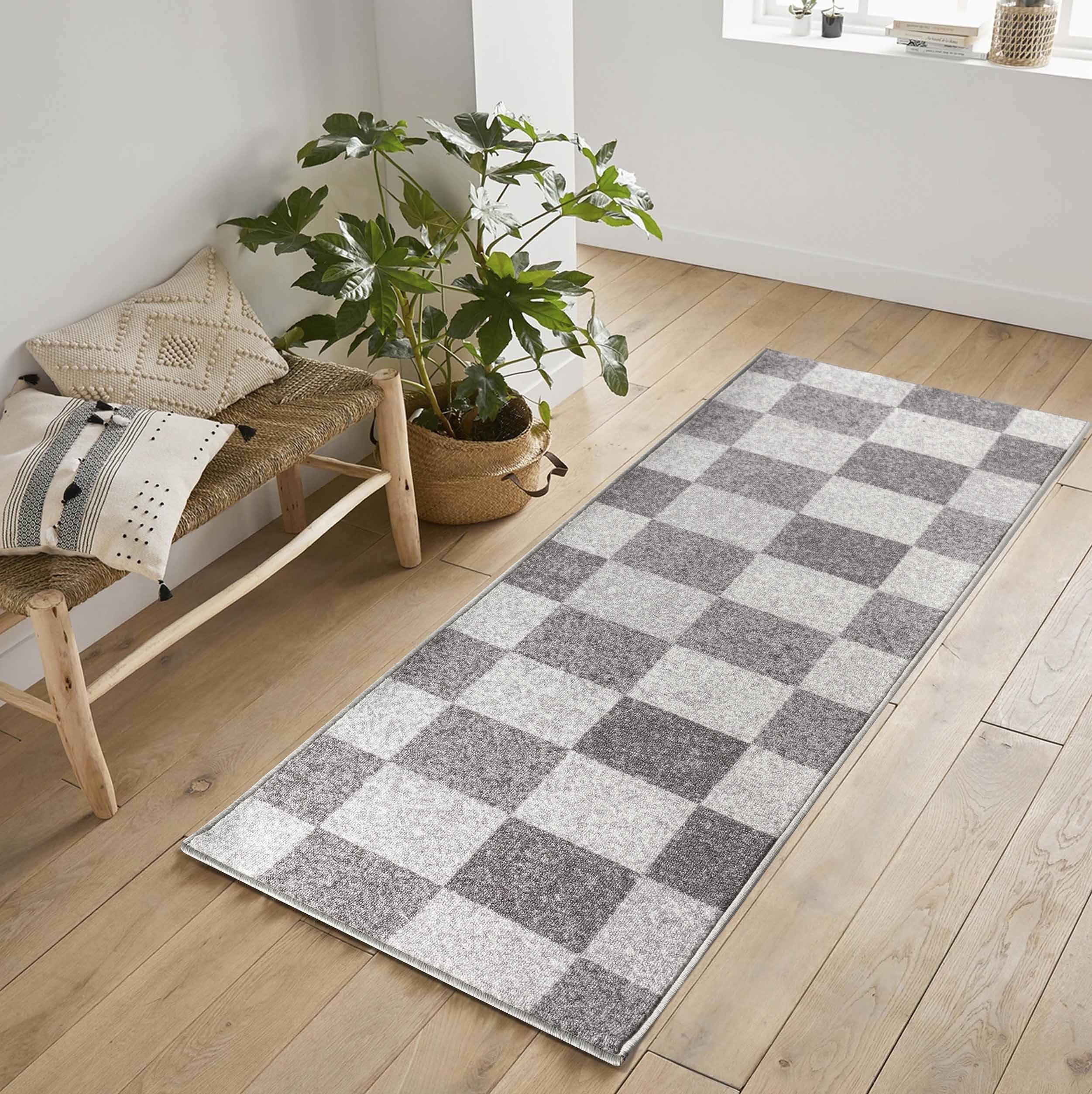 Washable Door Mat Kitchen Mats Non Slip Geometrical Design Hall Runner- Indoor Door Mat - Hallway-Passage Corridor Doormats - Floor Mat — view 35