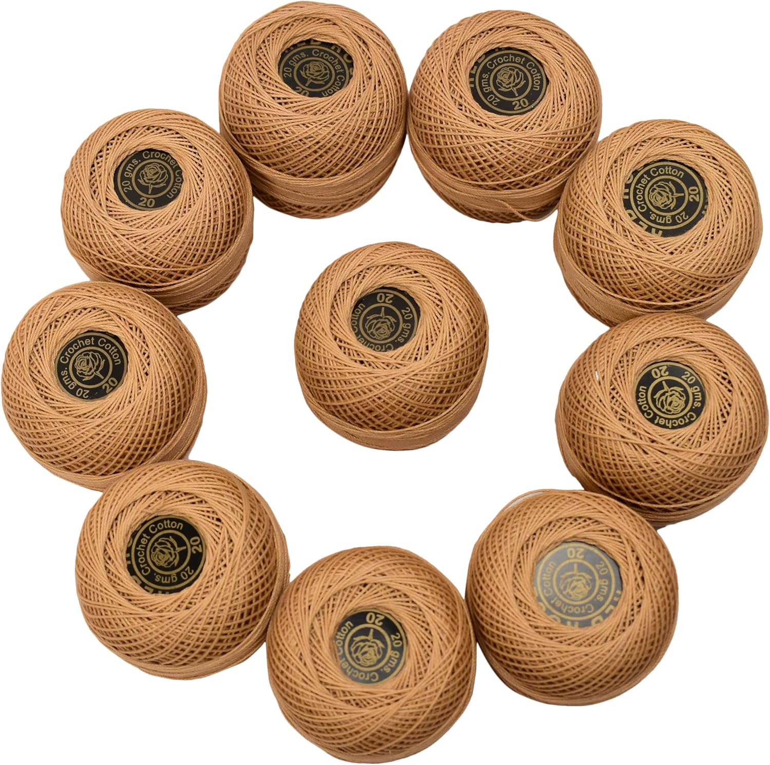 Red Rose Cotton Crochet Threads Weaving Knitting Hand Embriodery for Stitching