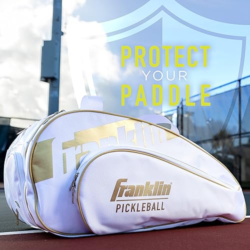 Miniatura 8 de Franklin Sports Bolsa de paleta de pickleball  Pro Series Bolsas de pickleball para remos, pickleballs, equipo + equipo  Bolsas de remo de