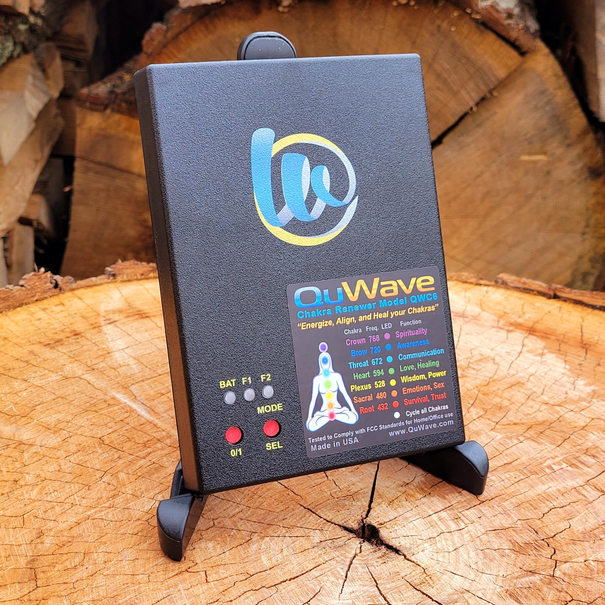 Chakra Renewer Scalar Wave QWC6 Sri Chakra Frequency Generator for Energy Healing of Seven Chakras