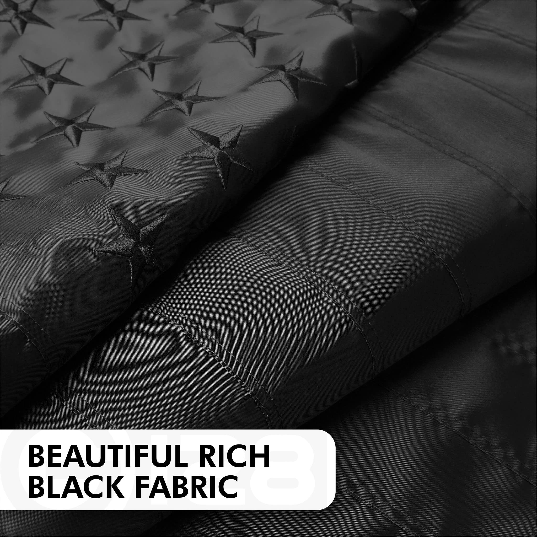 Amazon.com : All Black American Flag | 5x8 Ft | Long Lasting No