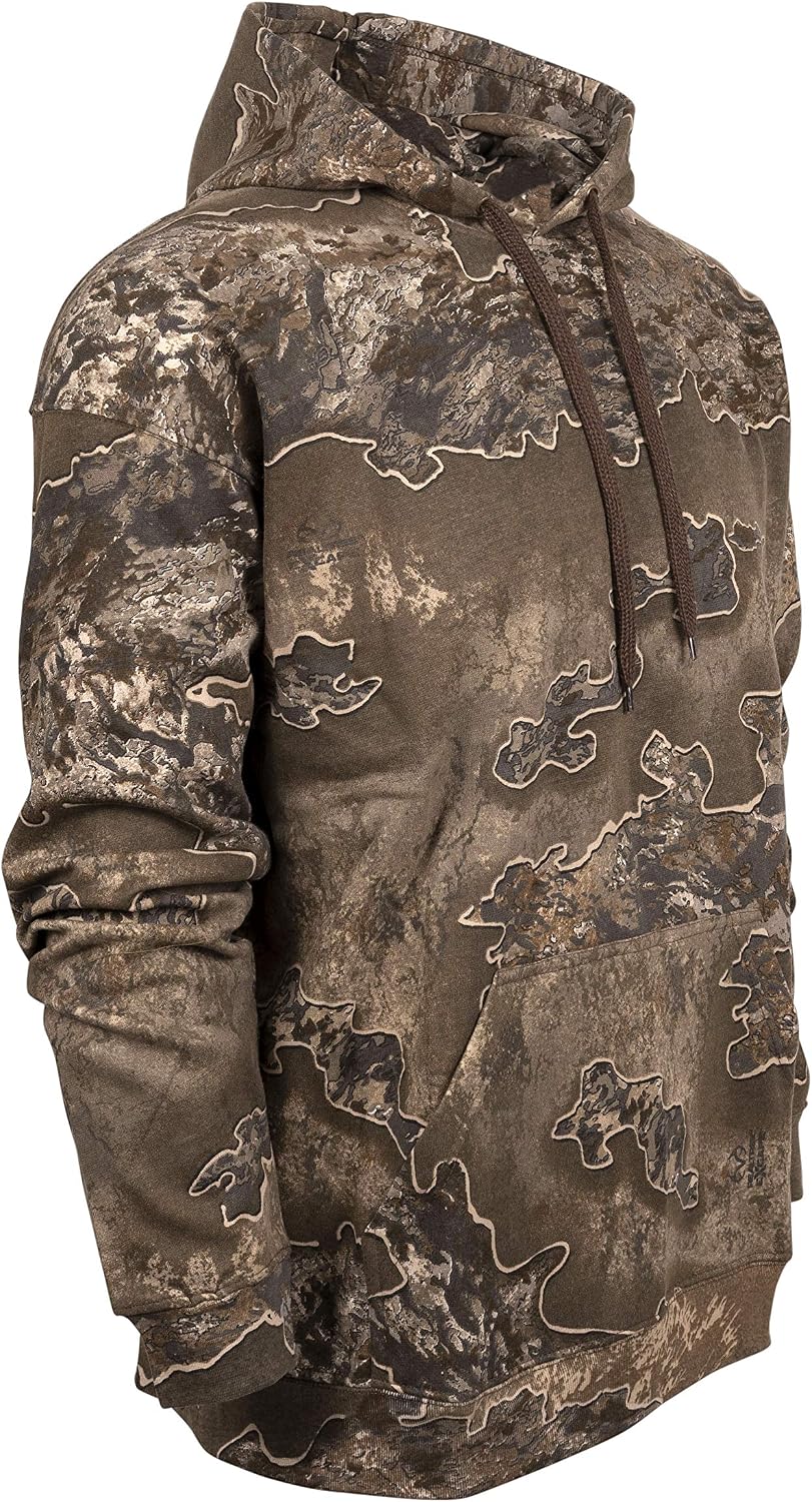 King's Camo KCB115 Men's Classic Hunting Cotton/Poly Blend Camo Pullover Hoodie
