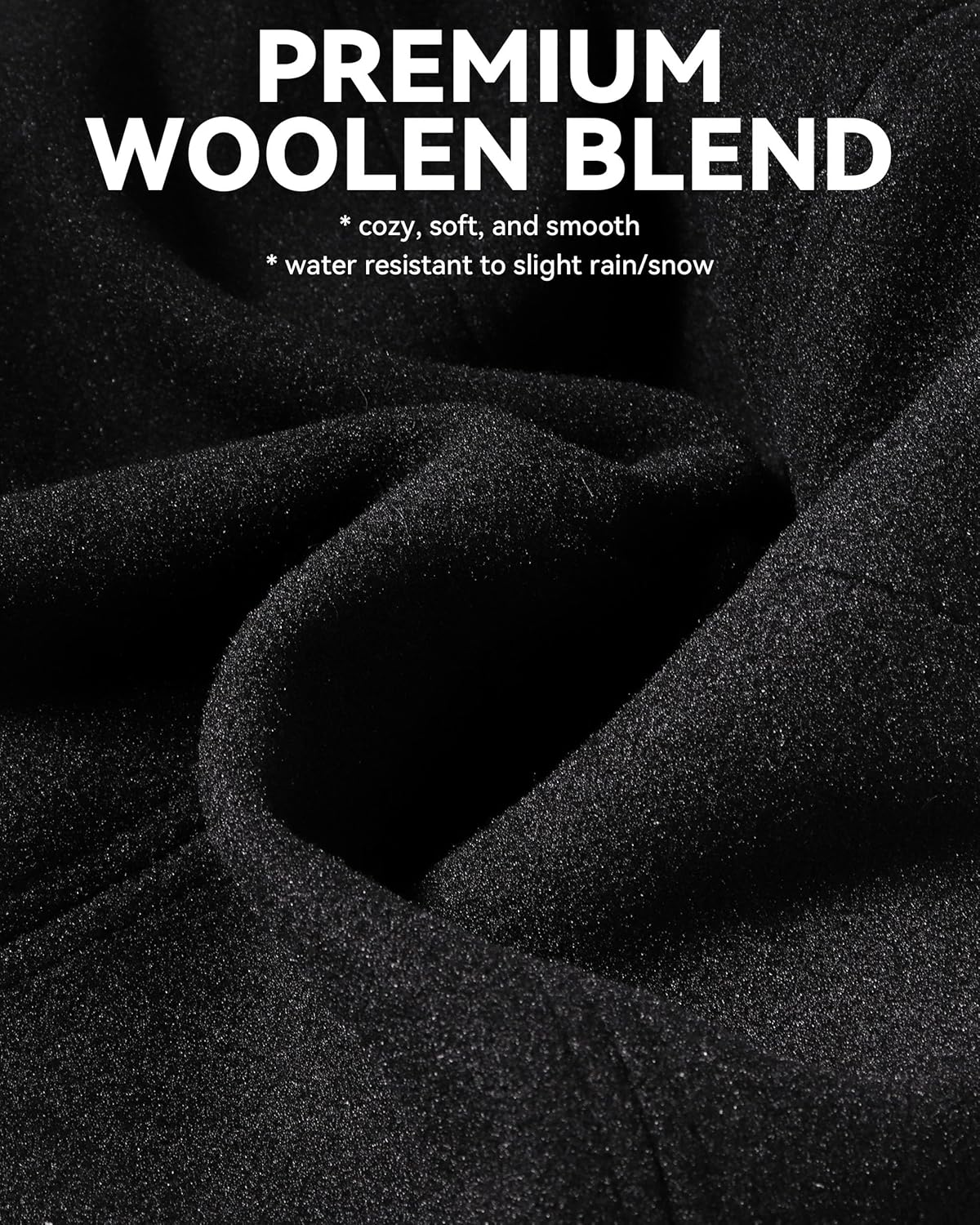 Gisdanchz Faux Fur Lined Wool Blend Baseball Cap with Long Earflaps, Baseball Cap Style Bomber Hat for Cold Weather - Image 6