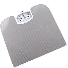 Balança Mecânica Antiderrapante 130kg Para Banheiro