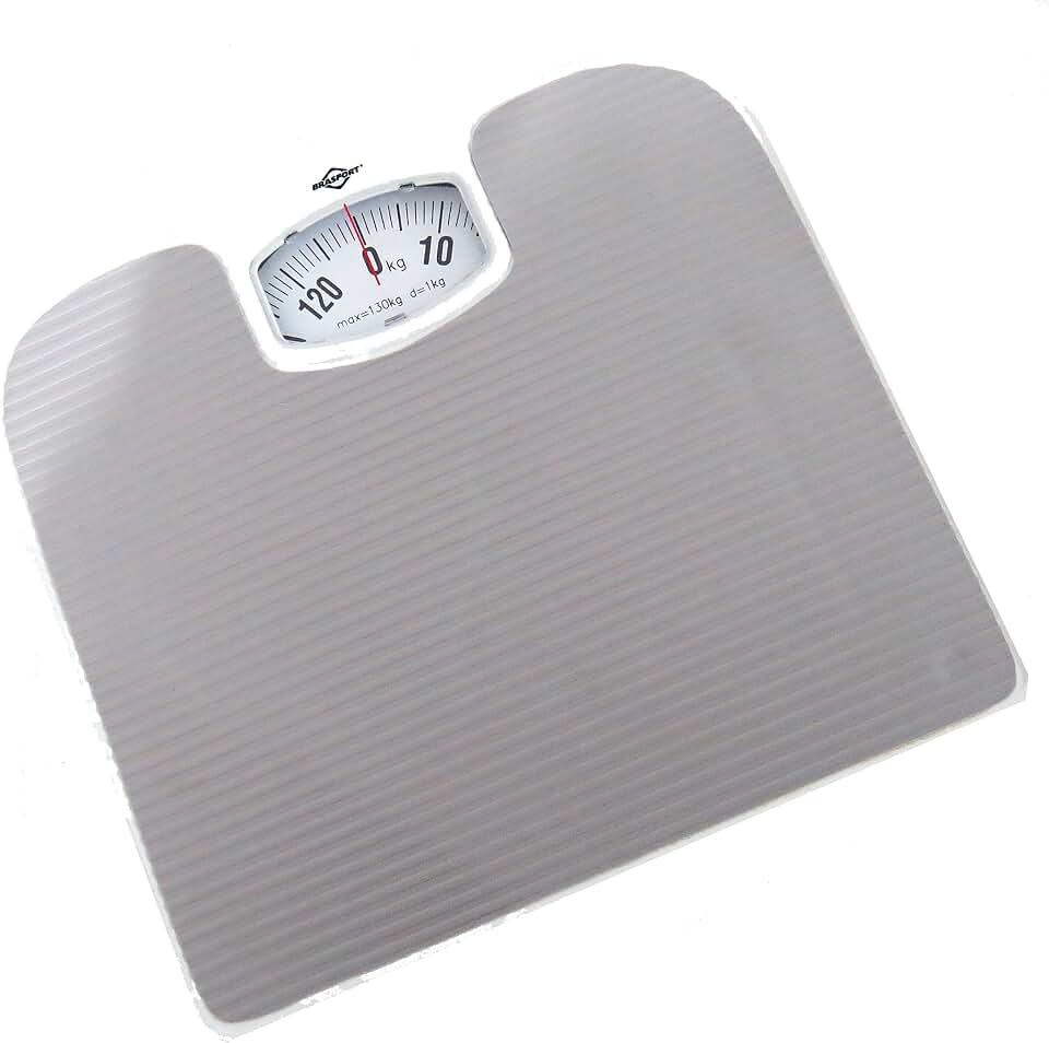 Balança Mecânica Antiderrapante 130kg Para Banheiro