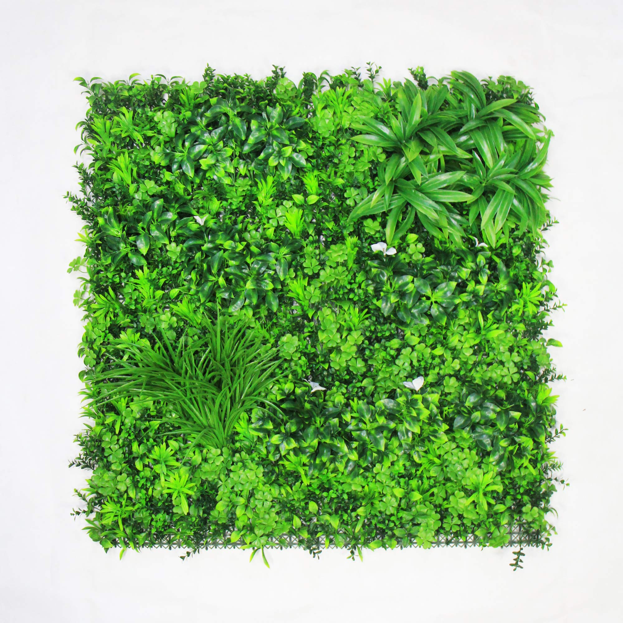 ULAND Artificial Greenery Hedegs Panels, Ivy Plant Wall Cover, 1pc 40"x40" Garden Fence Panels