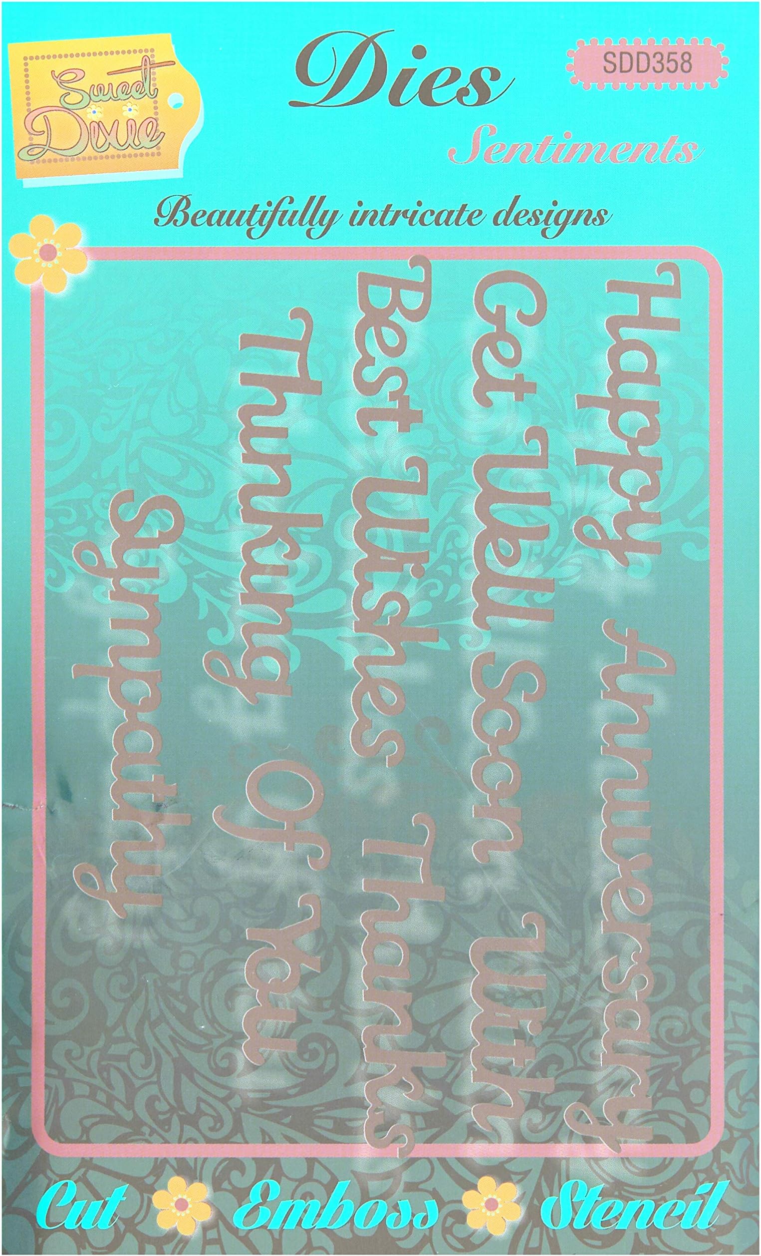 Sweet DixieSDD358 Cutting Die, Metal, Grey, Medium