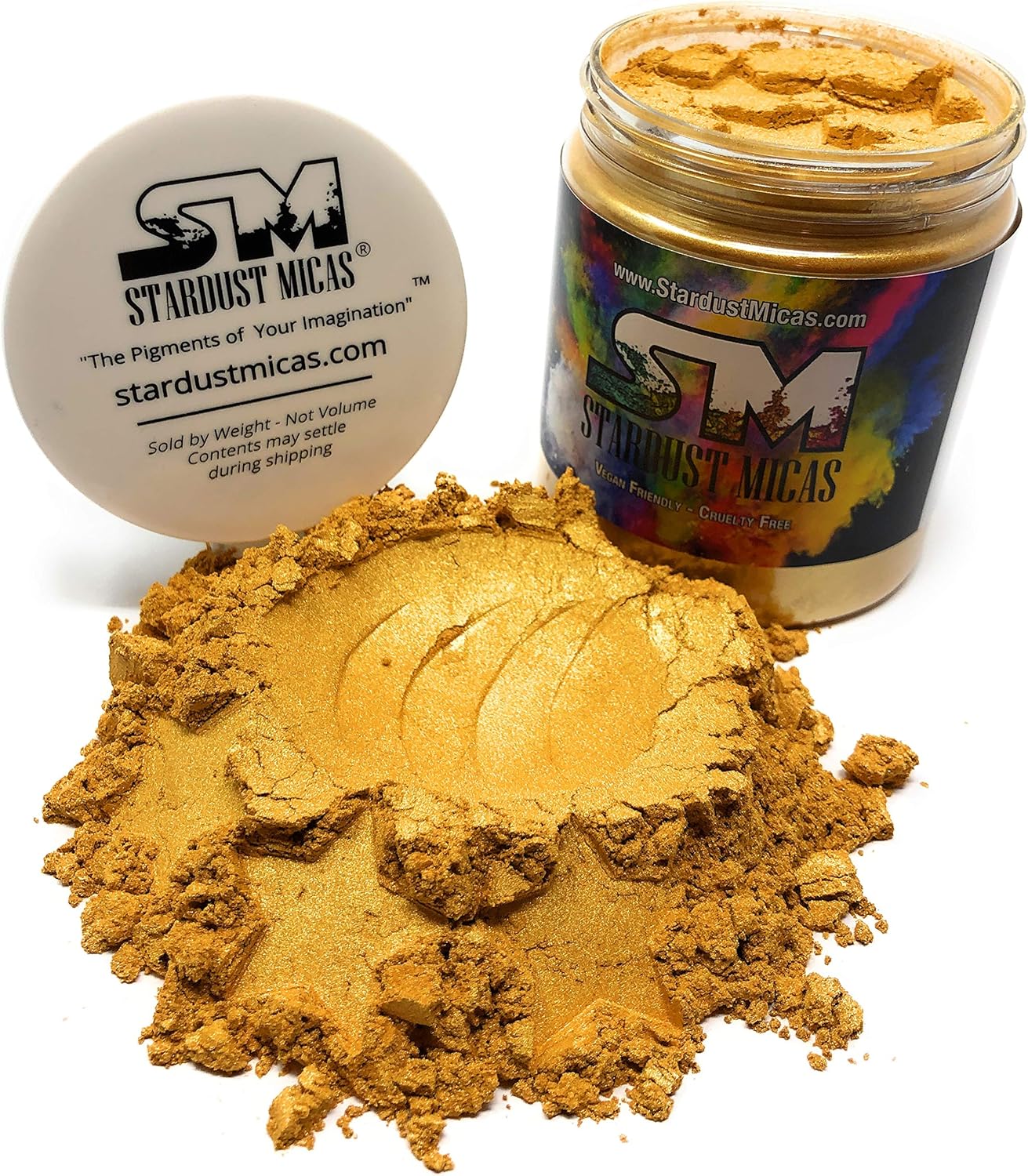 Gold Pigment Powder for Resin, Soap Making, Cosmetic Grade