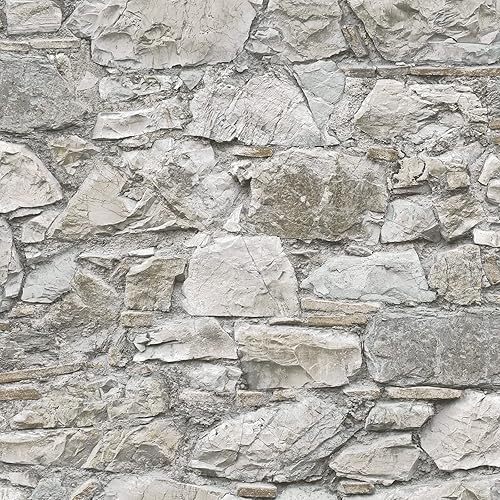 Vista 45 de Surface Style - Papel tapiz para despegar y pegar, papel tapiz rústico para dormitorio, tocador, cocina, autoadhesivo, vinilo, cobertura de 30.75