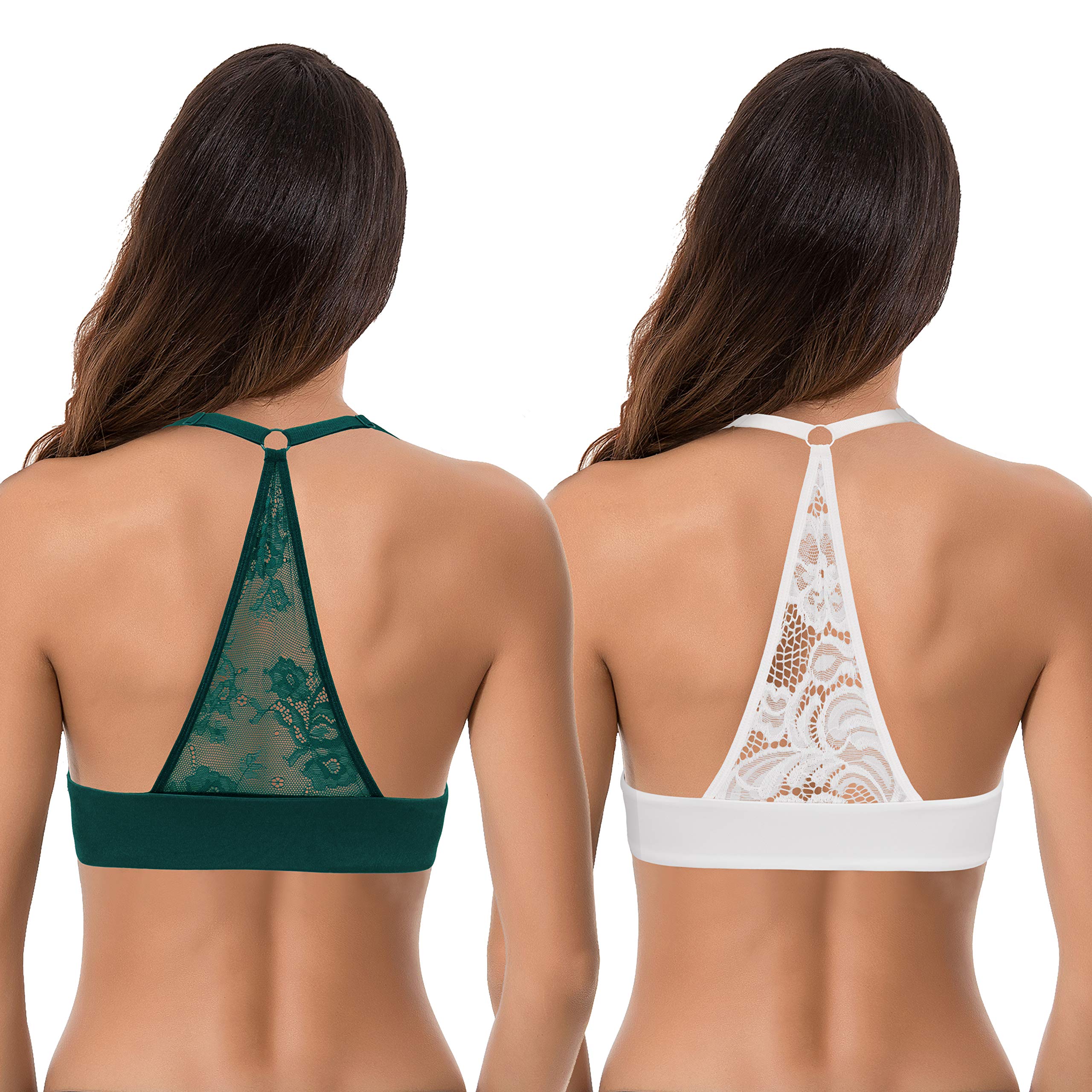 Curve Muse Push-up Underwire Donna (Pacco da 2) | Coppe modellate per sollevamento e modellamento, comfort quotidiano traspirante, vestibilità comoda per tutto il giorno