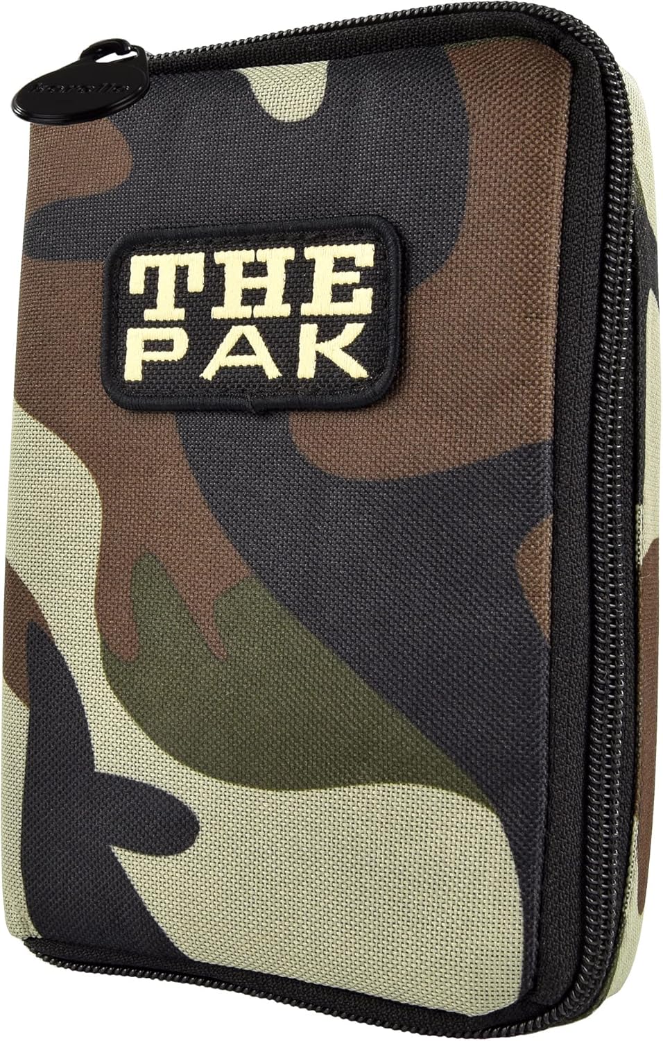 Karella The PAK Original Dart Case, Camo, Space for 3 Dart Sets, Handy and Spacious, Perfect Protection, Dart Case, Bag for Darts