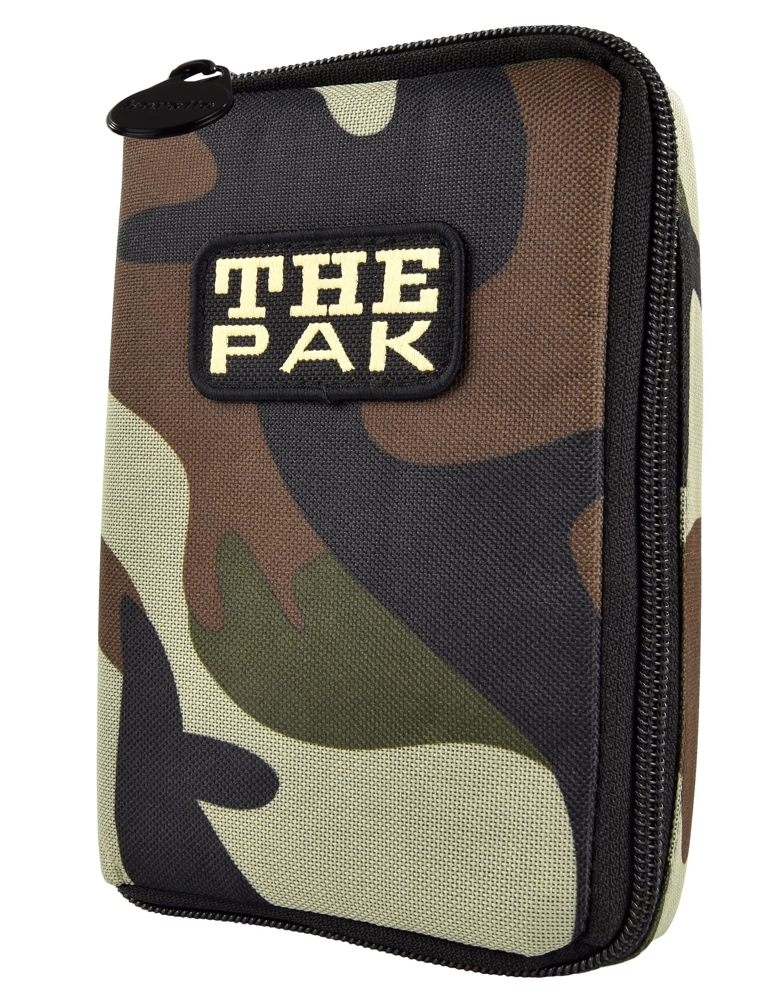 Karella Darttasche The PAK original, Platz für 3 Dartsets, handlich und geräumig, Perfekter Schutz, Dartcase, Tasche für Darts, Verschiedene Ausführungen (camo)