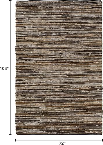 Miniatura 3 de Artistic Weavers Log Cabin - Alfombra de área de 2 x 3 pies, marrón, marrón