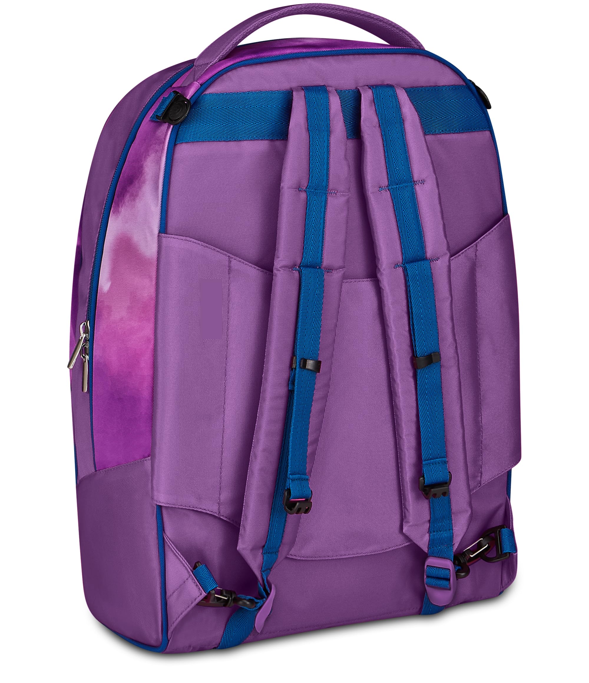 Seven Stitch Trolley Jack, Triplo Uso, Zaino Sganciabile, Doppio Scomparto, Spallacci a Scomparsa, Elastico Porta Borraccia, Scuola e Tempo Libero, bambine e ragazze, viola