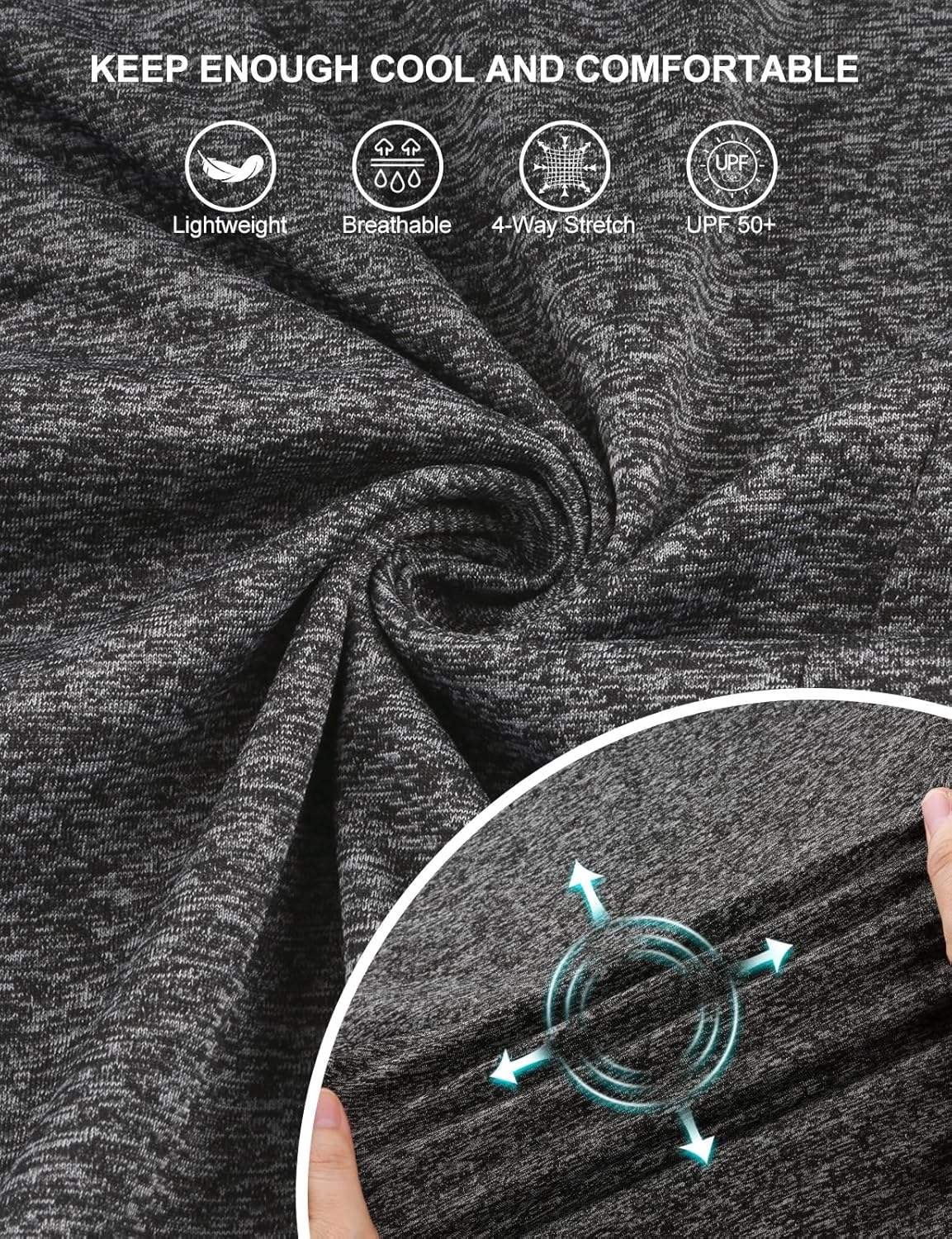 Misyula Style Womens Golf Polo Shirts 3/4 Sleeve Quarter Zip Pullover Dry Fit Tennis Workout Tops S-2XL - Image 4