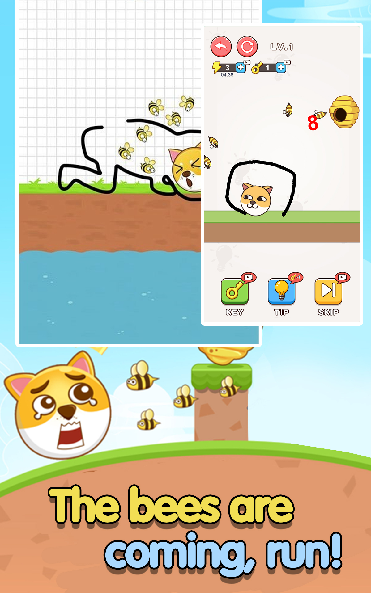 Save The Puppy: Draw to Protect – Rescue Dog with Smart Lines