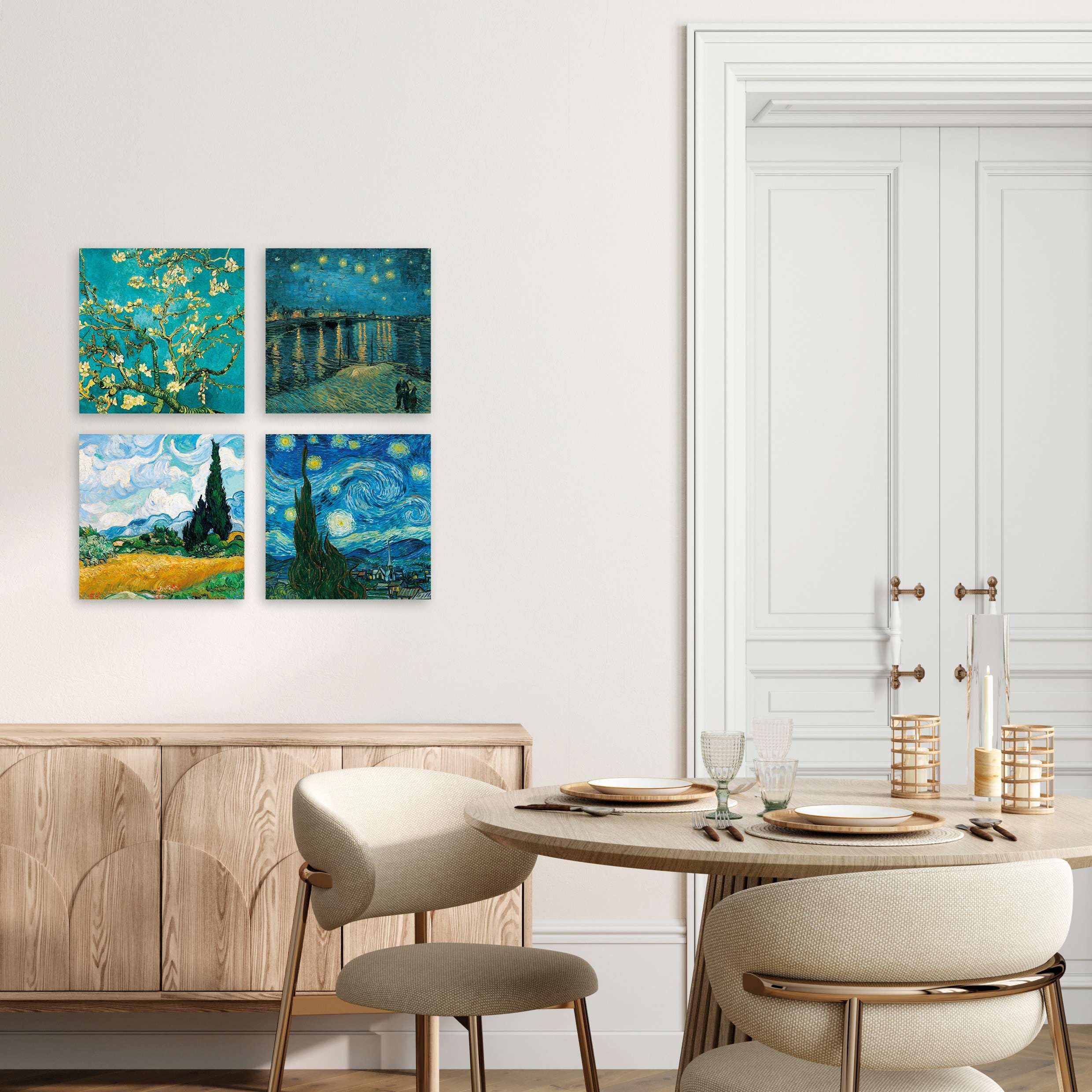 LuxHomeDecor - Quadro Su Tela 'Finestra Procida Napoli' 100x75 Cm - Stampa Fine Art Per Arredo Moderno