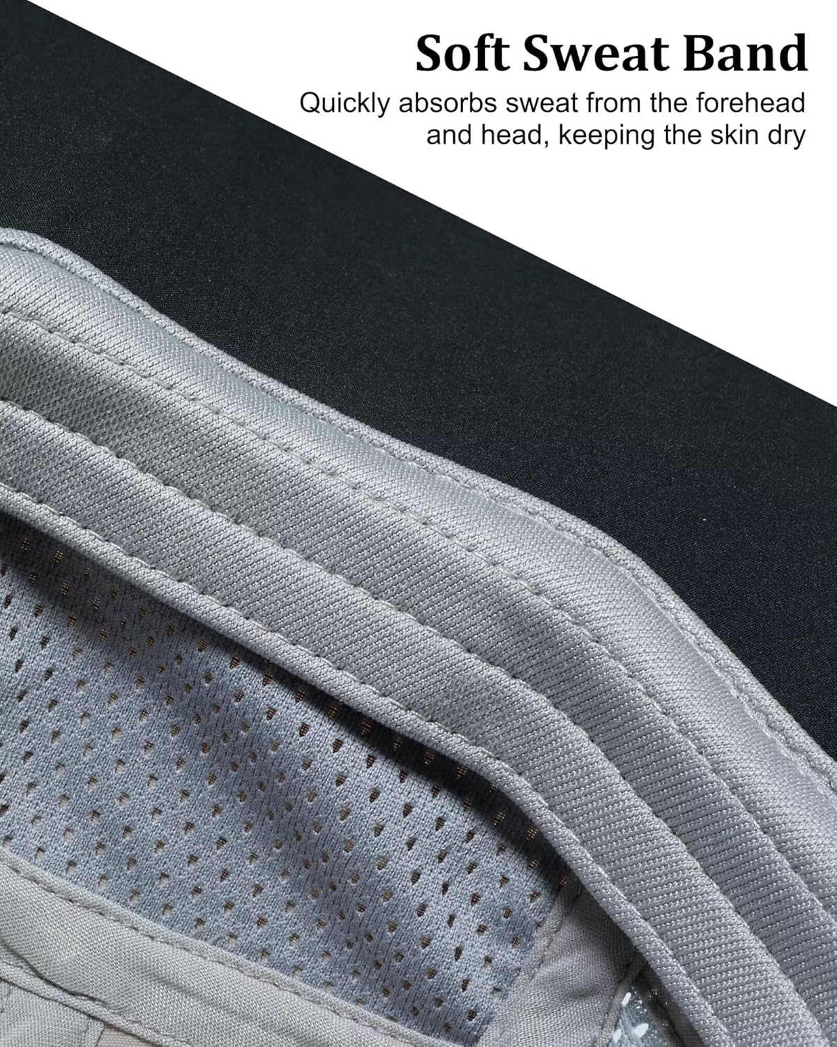 GADIEMKENSD UPF 50+ Foldable Baseball Cap, Extended Brim, Breathable Mesh, Water-Repellent, Suitable for Outdoor Use - Image 9