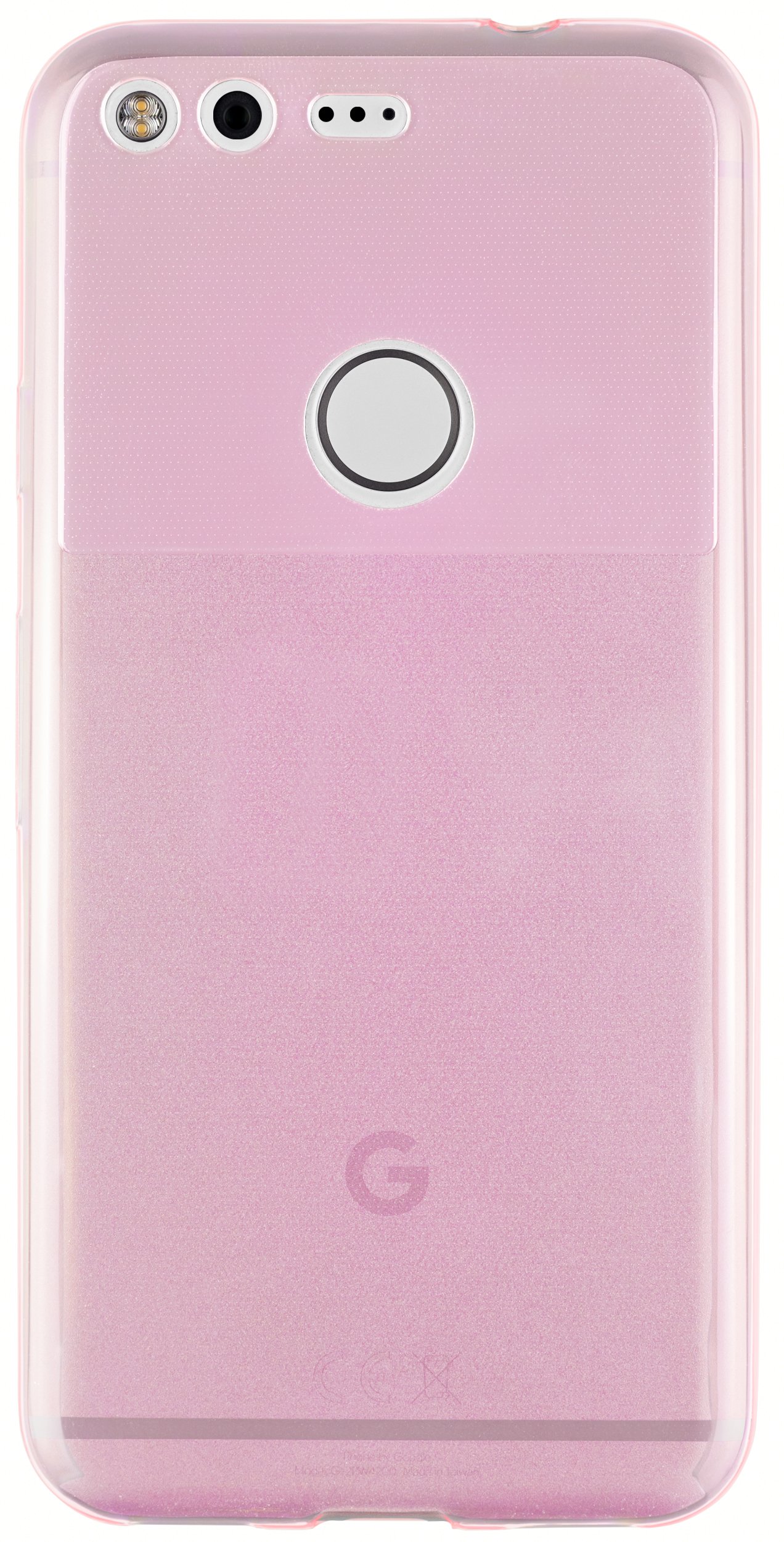 Custodia Mumbi UltraSlim Per Google Pixel, Trasparente Rosa: Sottile E Protettiva