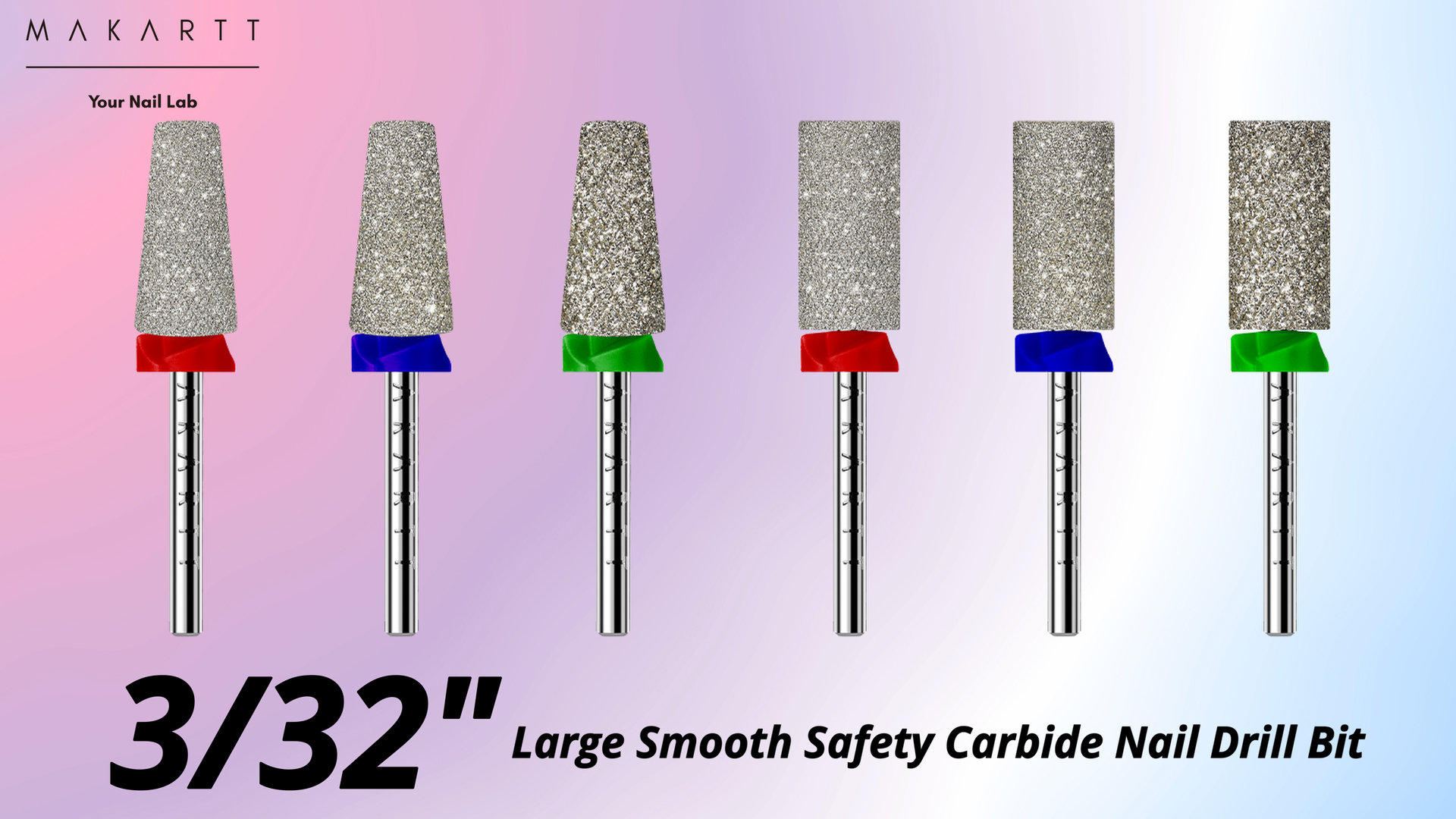 Amazon.com: Makartt Electric Nail Drill Bits: Tapered Barrel
