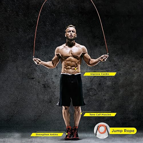 Miniatura 7 de goalin Juego de entrenamiento de velocidad y agilidad  Juego de escalera de agilidad premium 20 conos de disco paracaídas para correr cuerda de