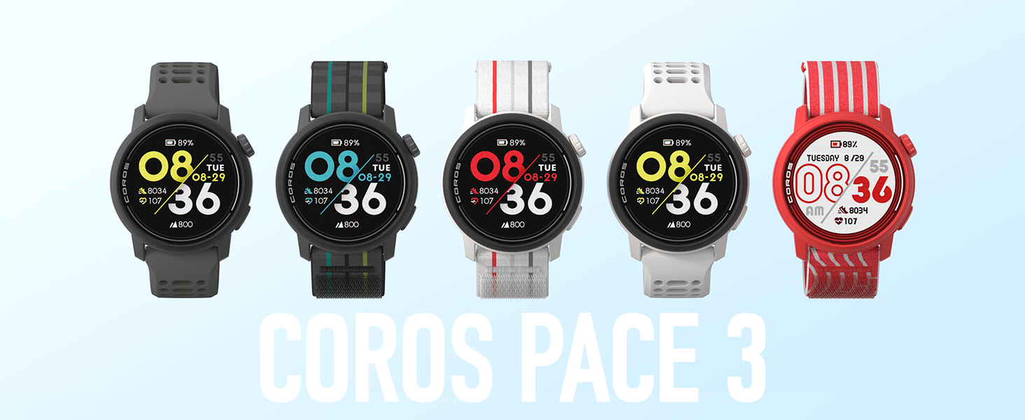 Amazon.com: COROS PACE 3 GPS Sport Watch - Lightweight