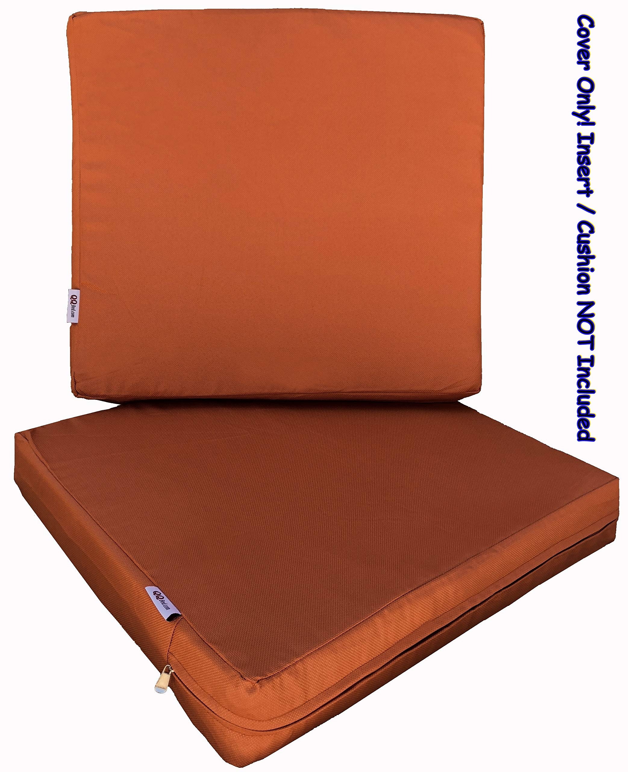 QQbed Outdoor Patio Chair Washable Cushion Pillow Seat Covers 24