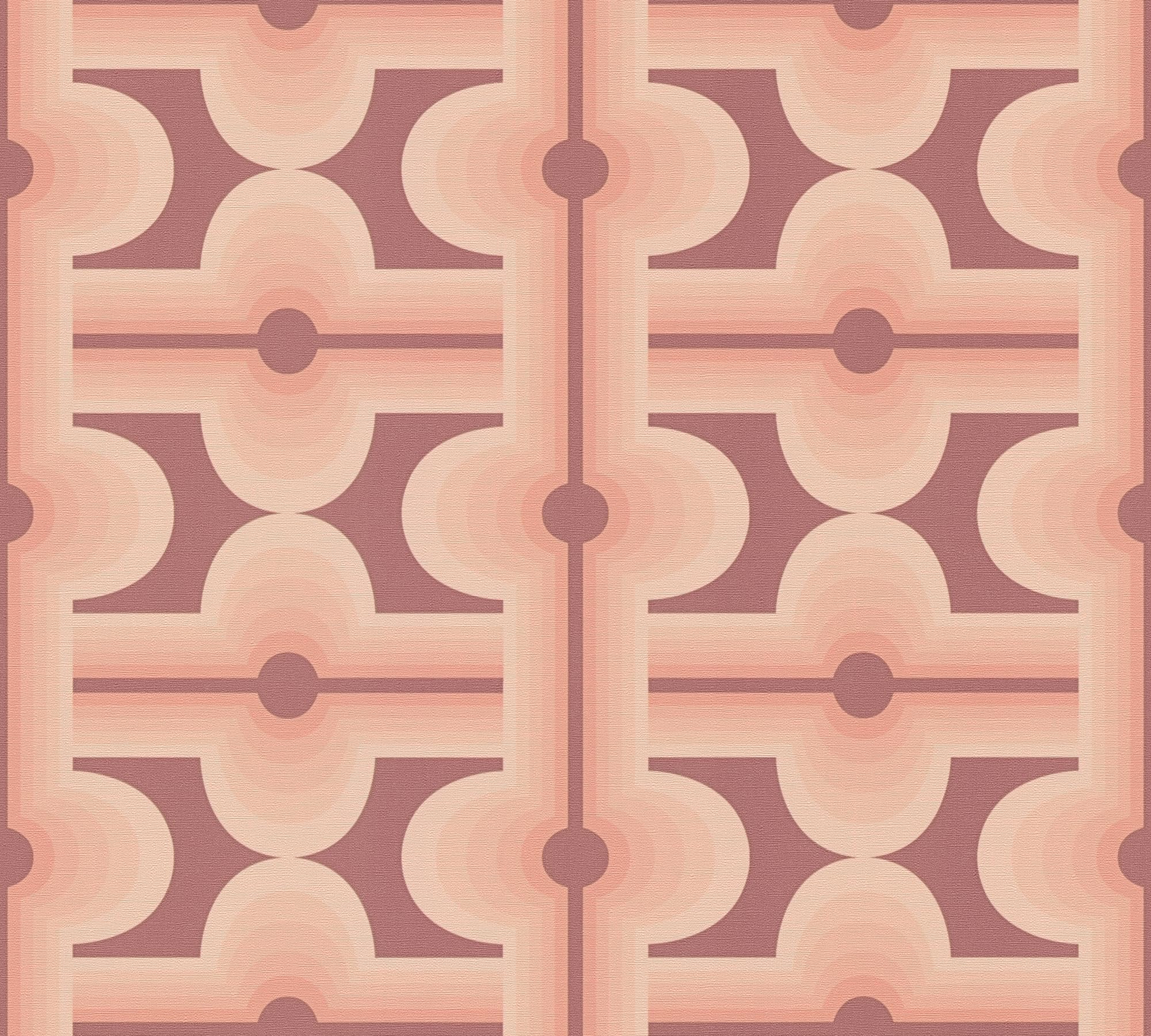 AS Creation Retro Chic - 39531-3 / 395313 Groen - Oranje