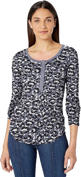 Kairah Snap Front Henley 