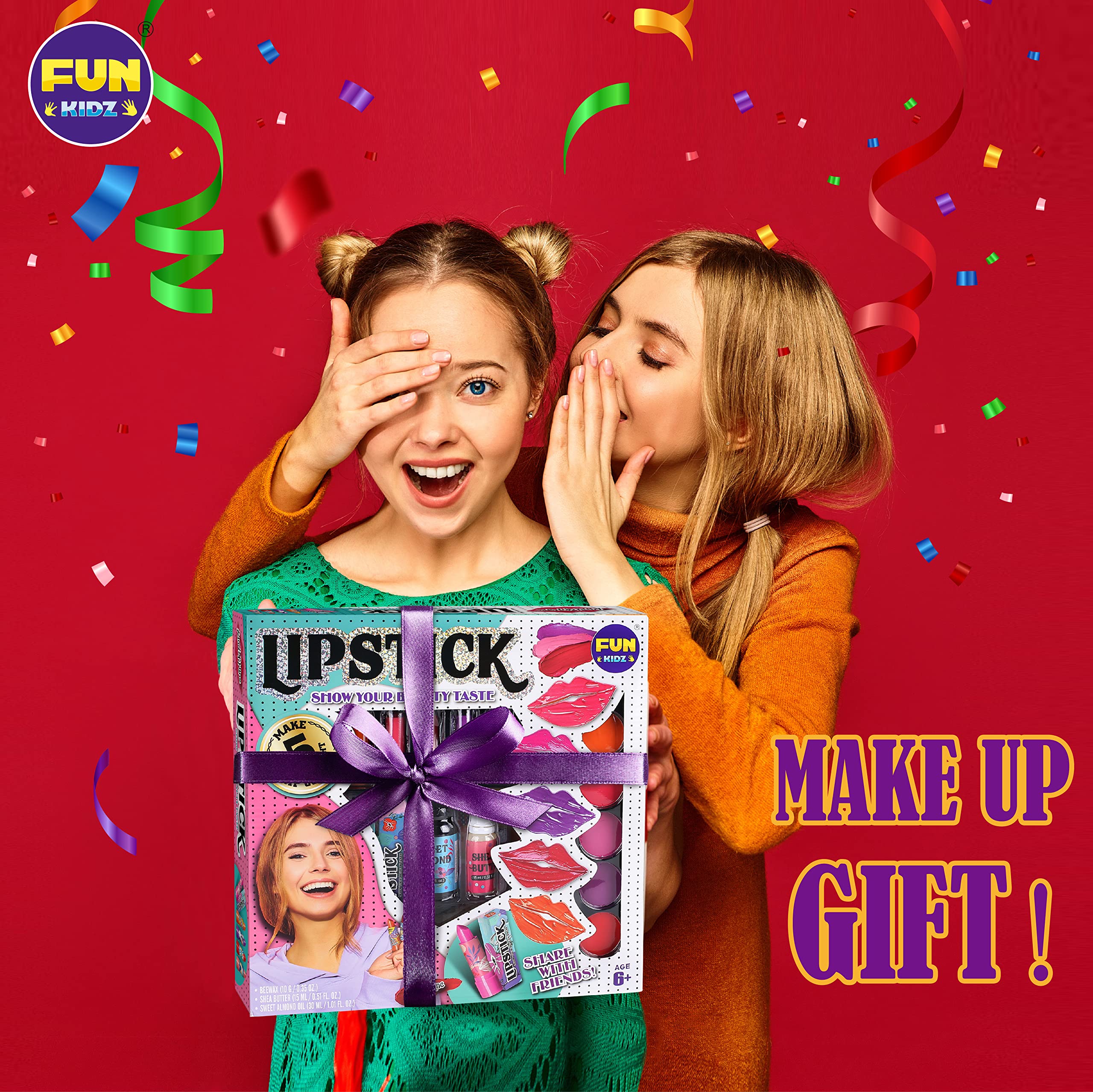 Real Lipstick Making Kit for Kids, FunKidz Lipstick Kit Make Your