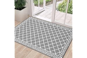 HEBE Indoor Doormat 32"x48" Non Slip Front Door Welcome Mat Washable Shoe...