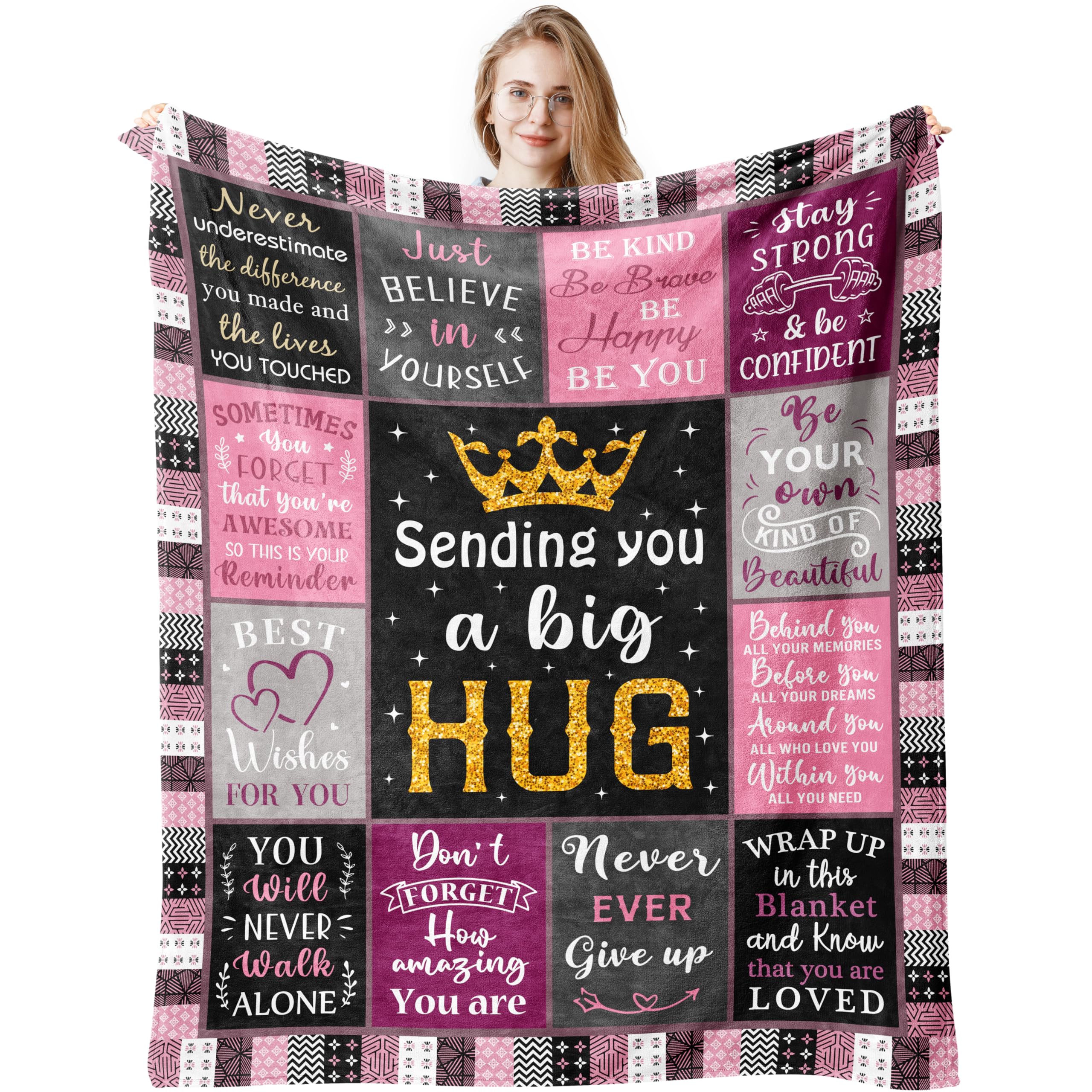 Jinmaple Get Well Gifts for Women Inspirational Gifts, Sending Hugs Gifts for Women Get Well Soon Gifts After Surgery