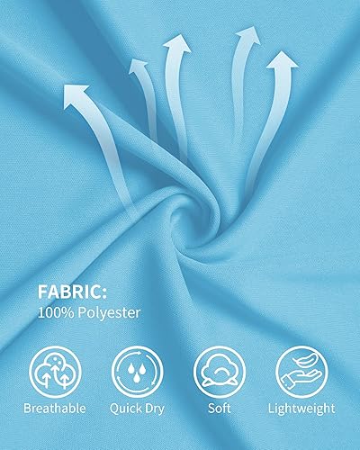 Vista 5 de QBK 2T a Juvenil Camisa Neón para Niños UPF 50+ de Secado Rápido, Camiseta Deportiva de Manga Corta, Protección contra Erupciones, Camiseta