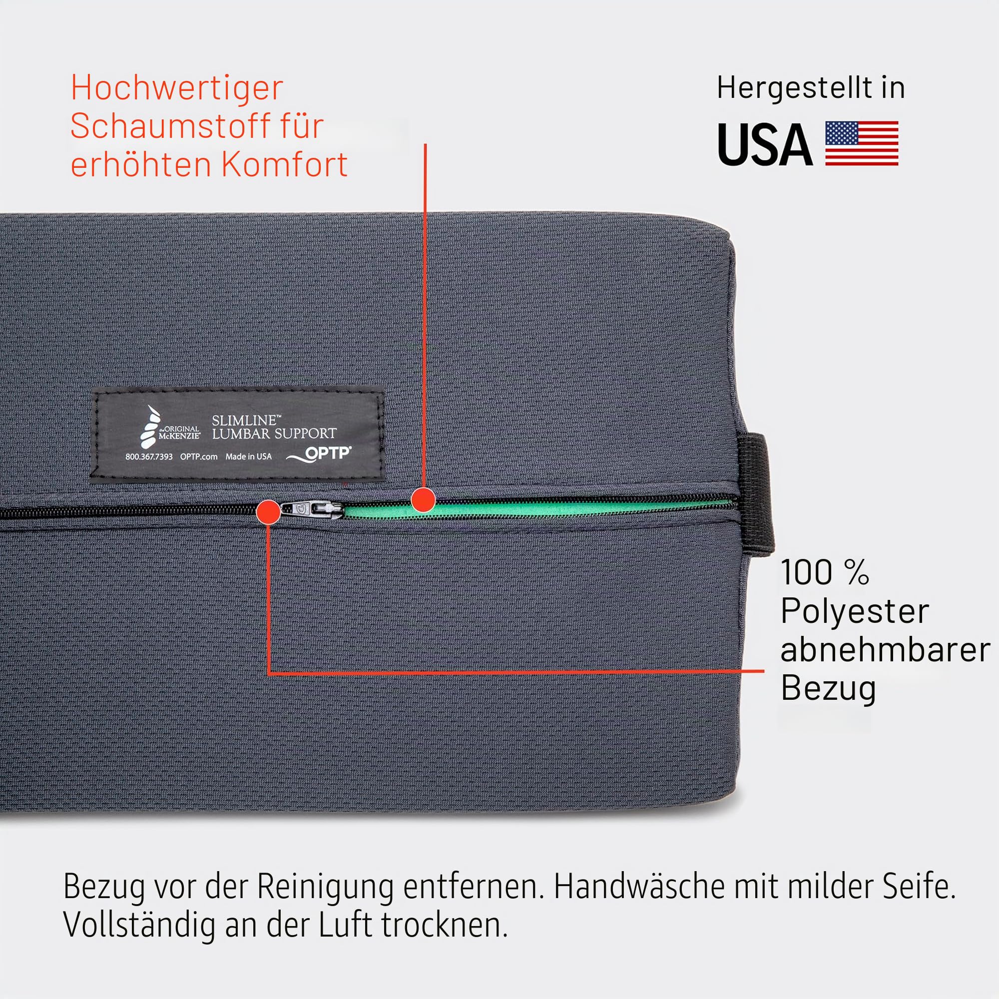 The Original McKenzie Slimline Lumbar Support by Rolyn Prest