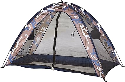 Deryan Tente De Lit Camouflage Bleu Amazon Fr Bebe Et Puericulture