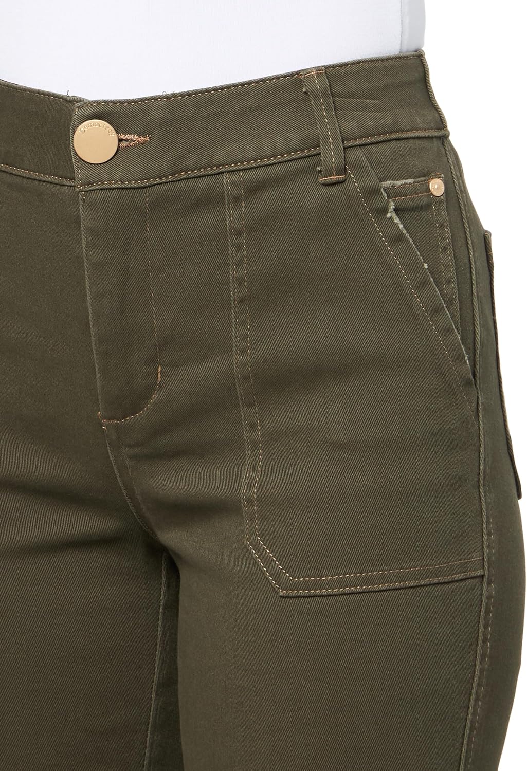 Democracy Womens Democracy Women's Ab Solution Utility BermudaDenim Shorts